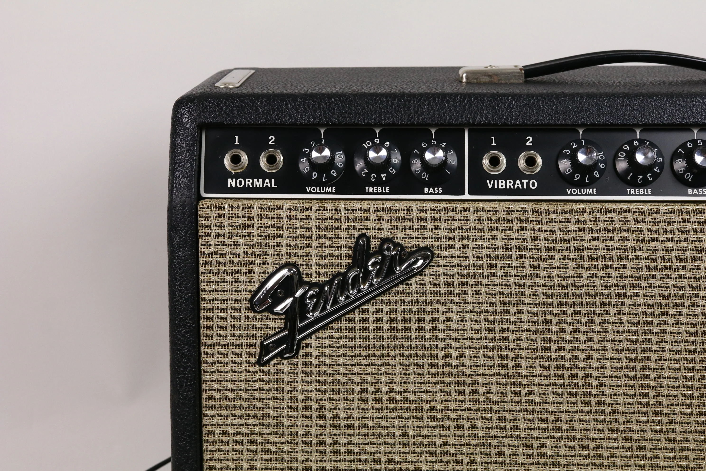 1967 Fender Deluxe Reverb, Black Panel - Image 4