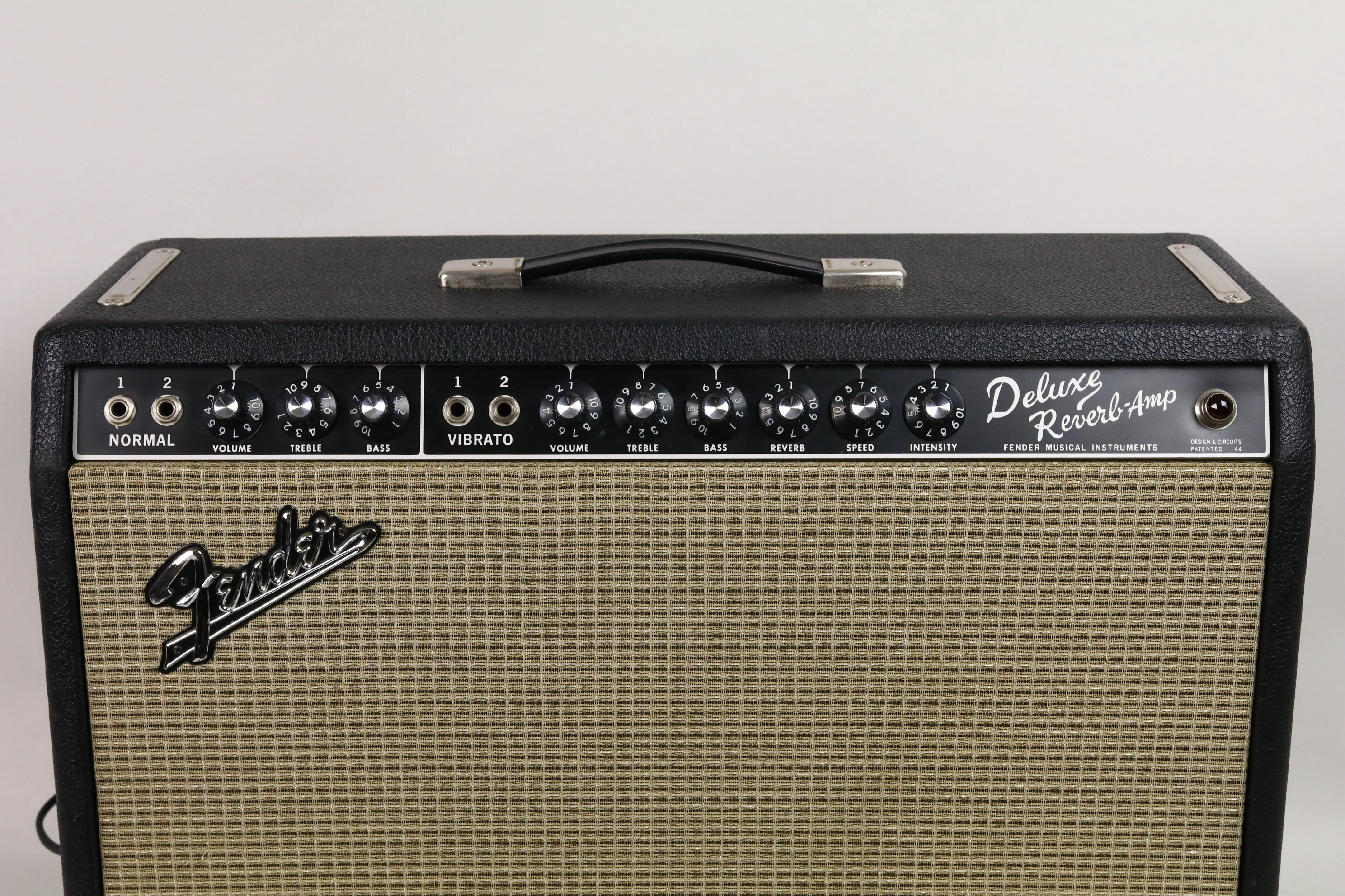 1967 Fender Deluxe Reverb, Black Panel - Image 5