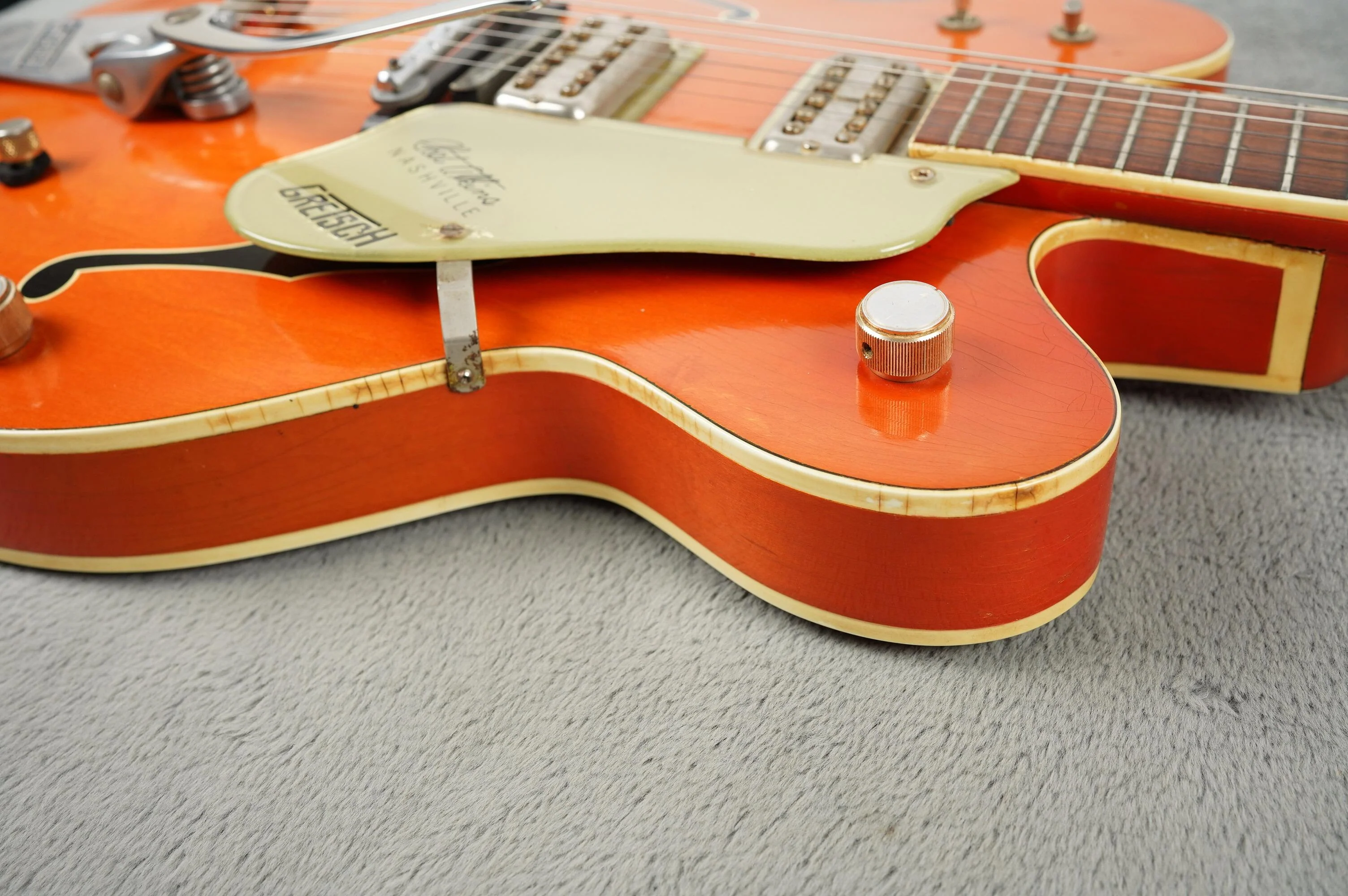 1967 Gretsch 6120 Nashville, Western Orange + OHSC - Image 6