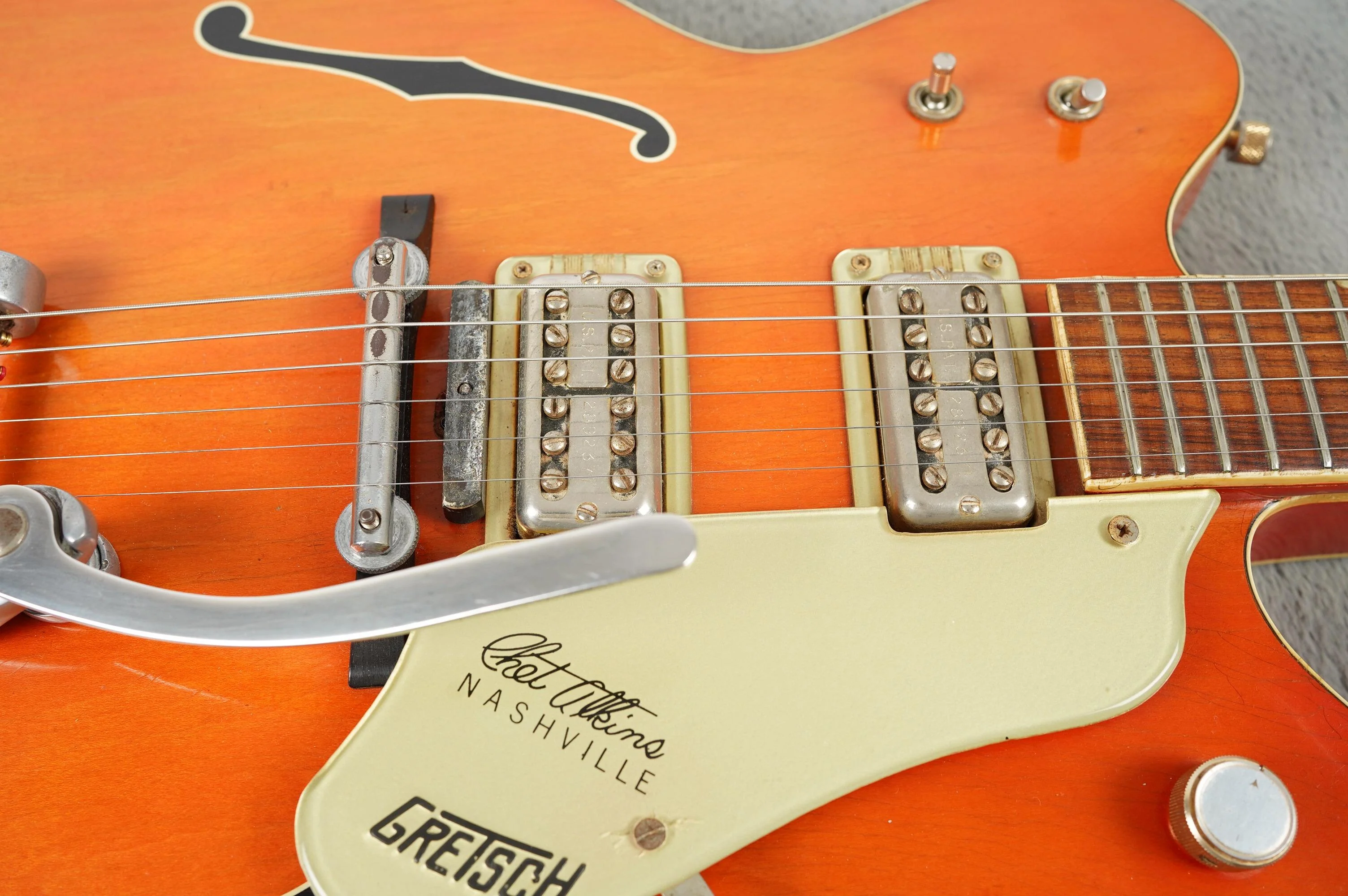 1967 Gretsch 6120 Nashville, Western Orange + OHSC - Image 8
