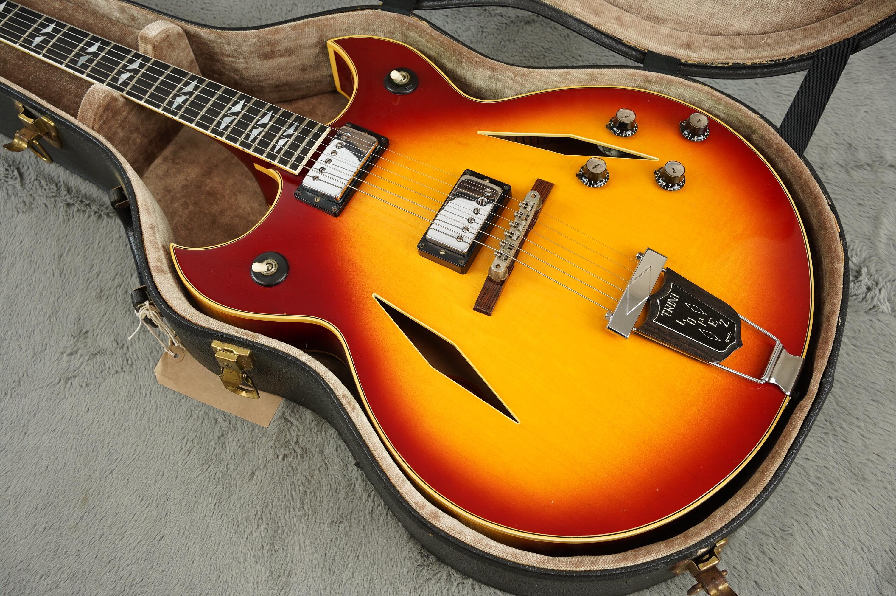 1968 Gibson Trini Lopez Custom Deluxe, Sunburst + OHSC - Image 3