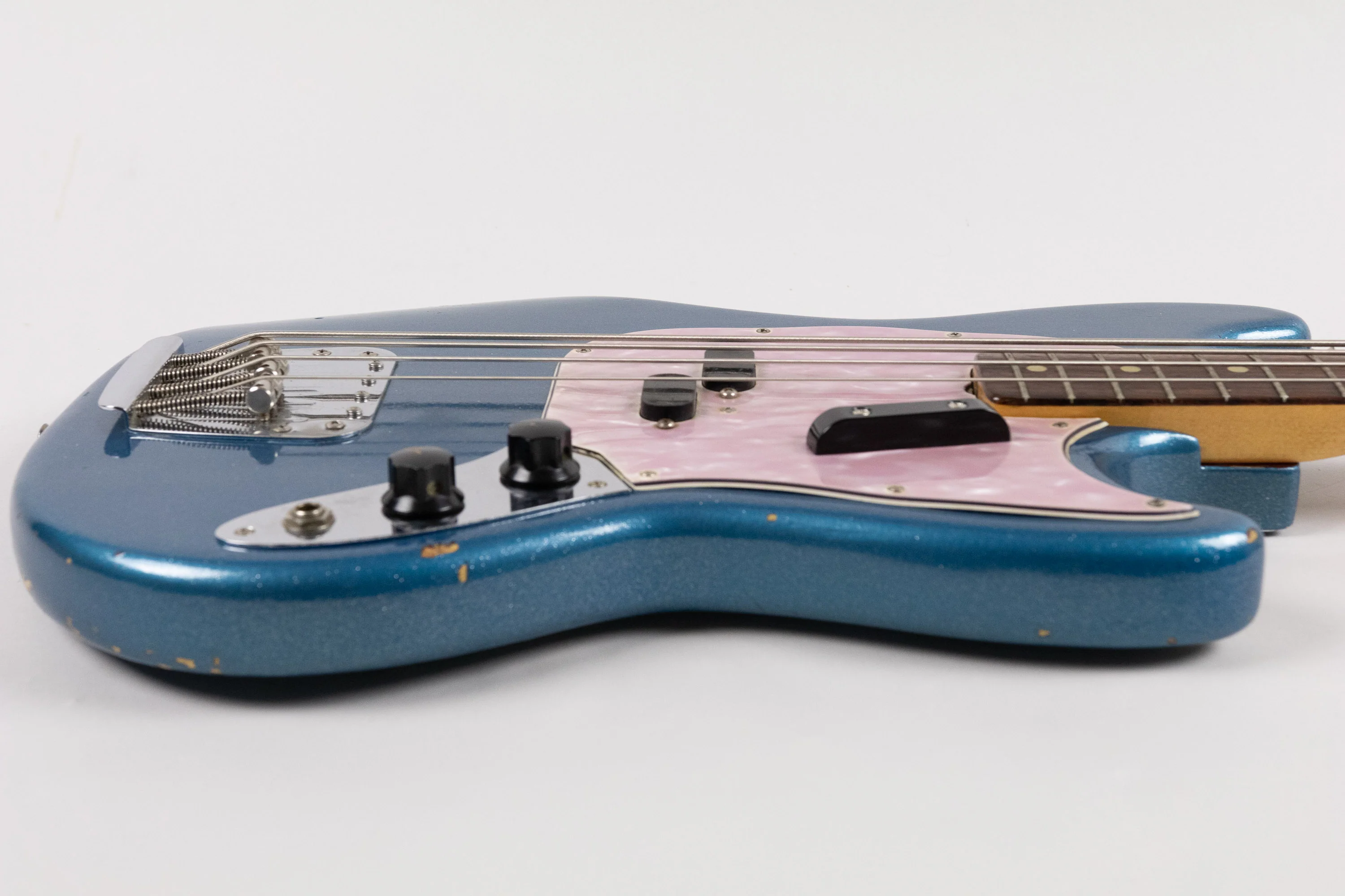 1971 Fender Mustang Bass, Blue Sparkle - Image 10