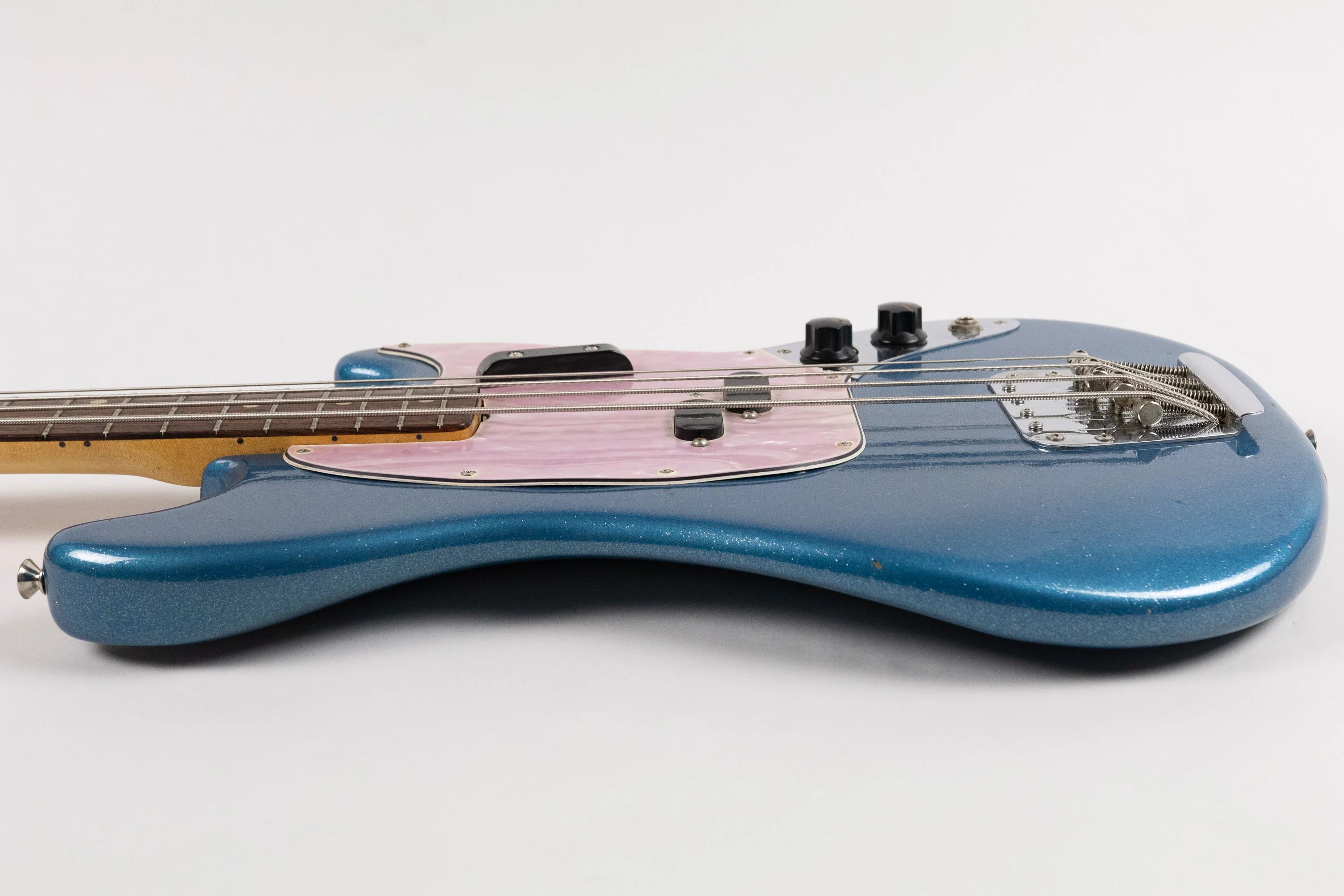 1971 Fender Mustang Bass, Blue Sparkle - Image 11