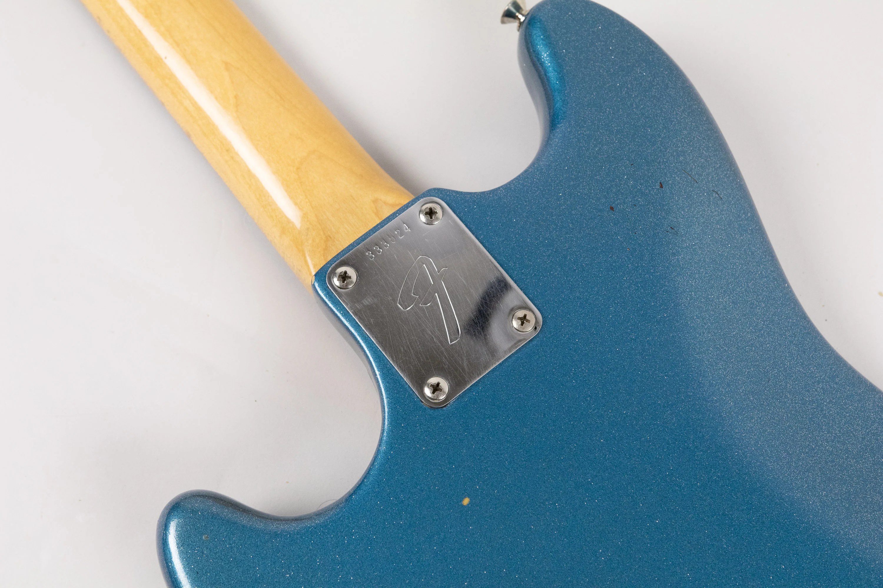 1971 Fender Mustang Bass, Blue Sparkle - Image 18