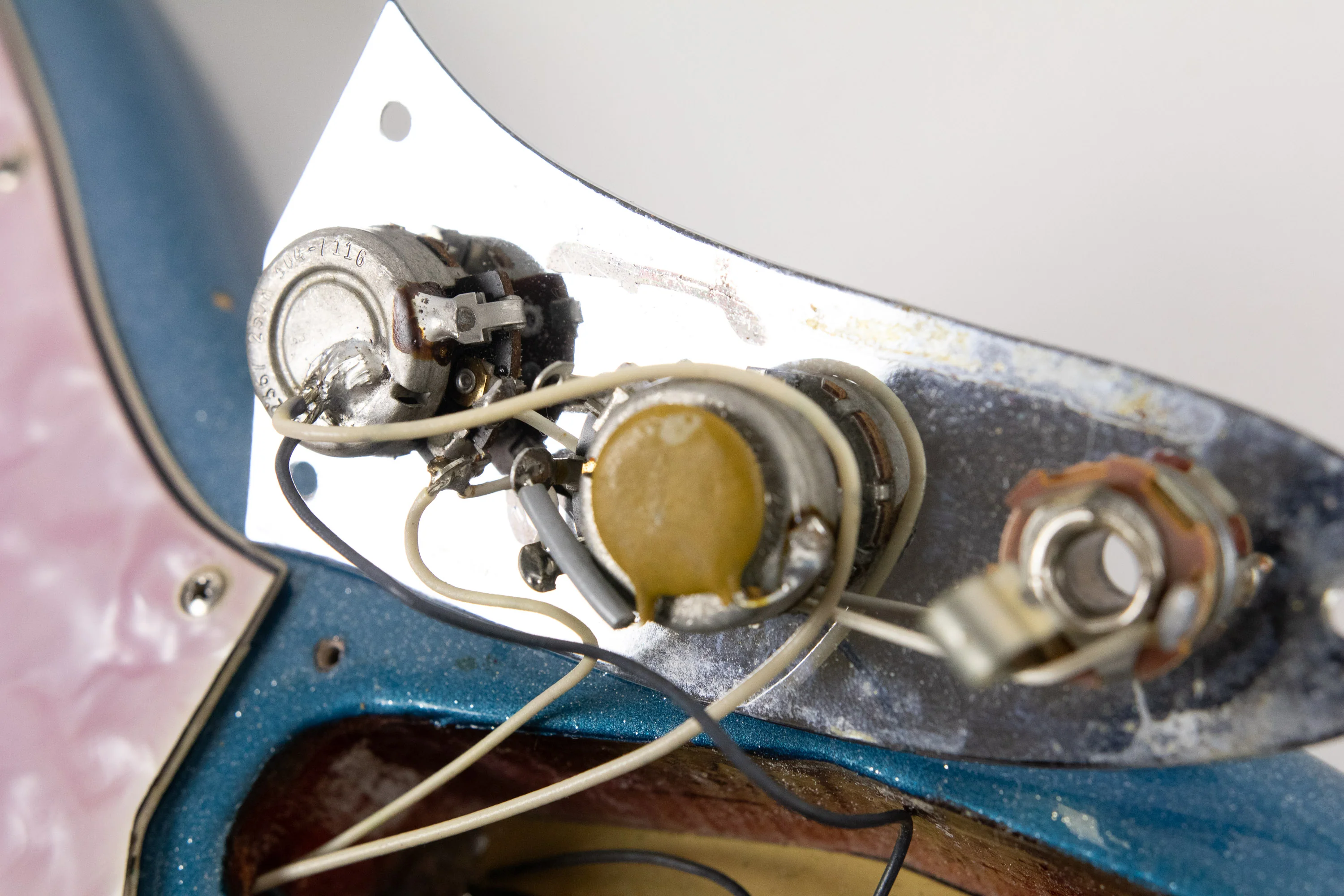 1971 Fender Mustang Bass, Blue Sparkle - Image 25