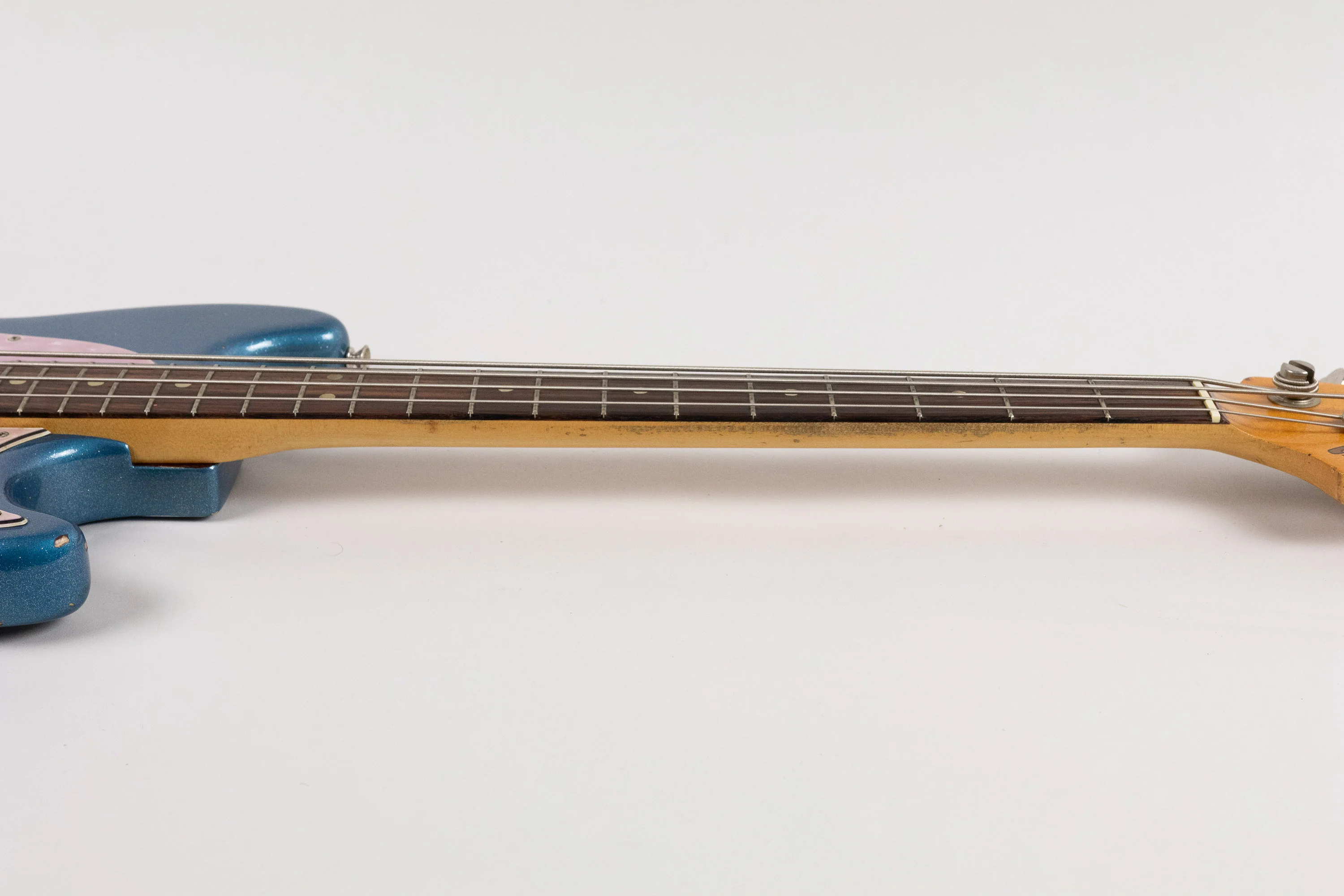 1971 Fender Mustang Bass, Blue Sparkle - Image 9