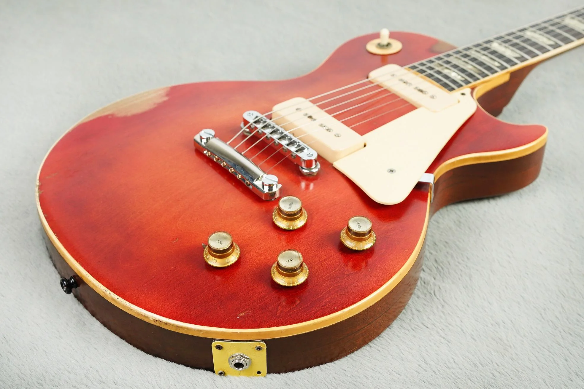 1973 Gibson Les Paul Deluxe, Cherry Red + HSC - Image 11