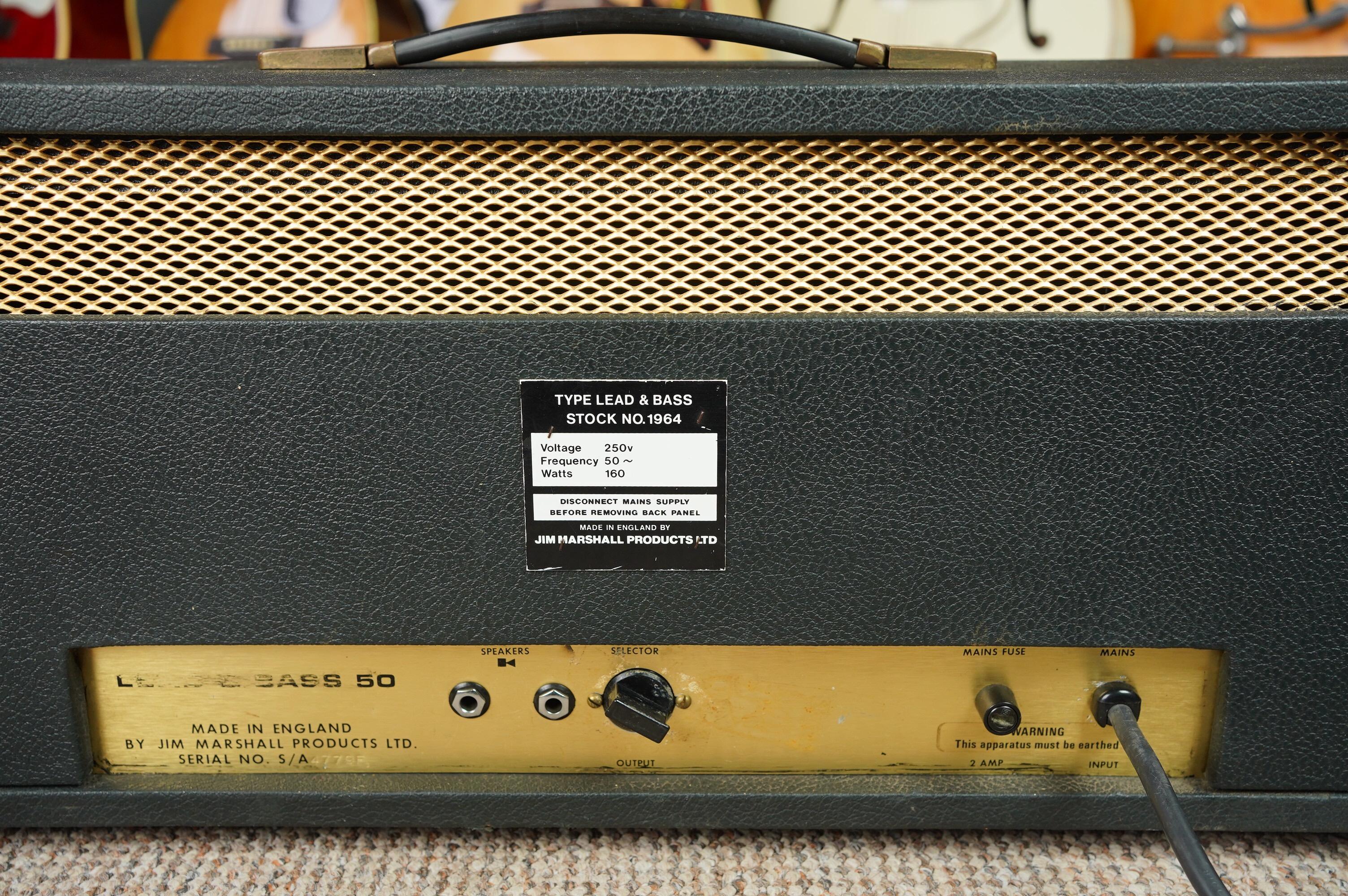 1974 Marshall Lead and Bass 50 Model 1964 - Image 14