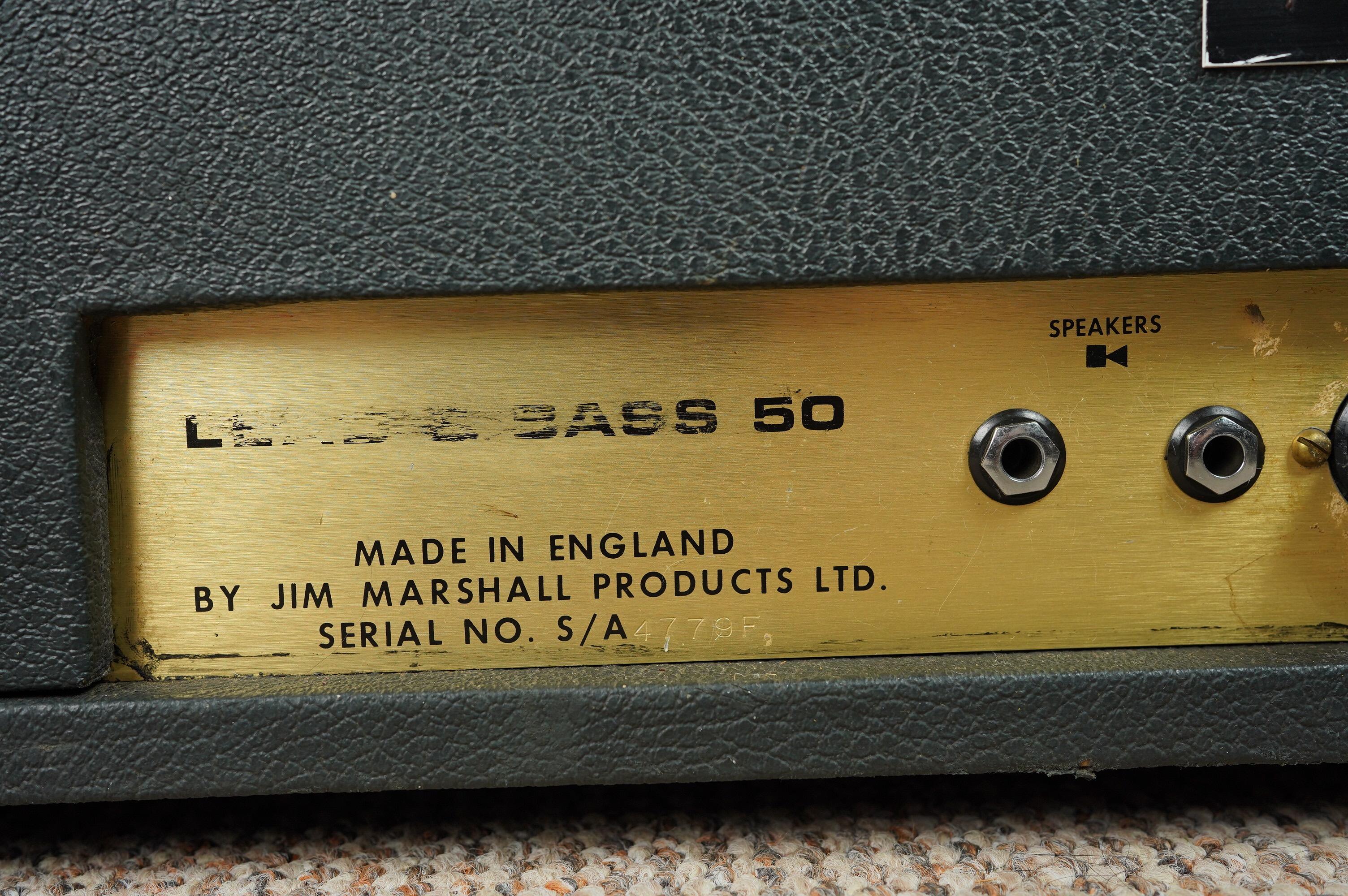 1974 Marshall Lead and Bass 50 Model 1964 - Image 16