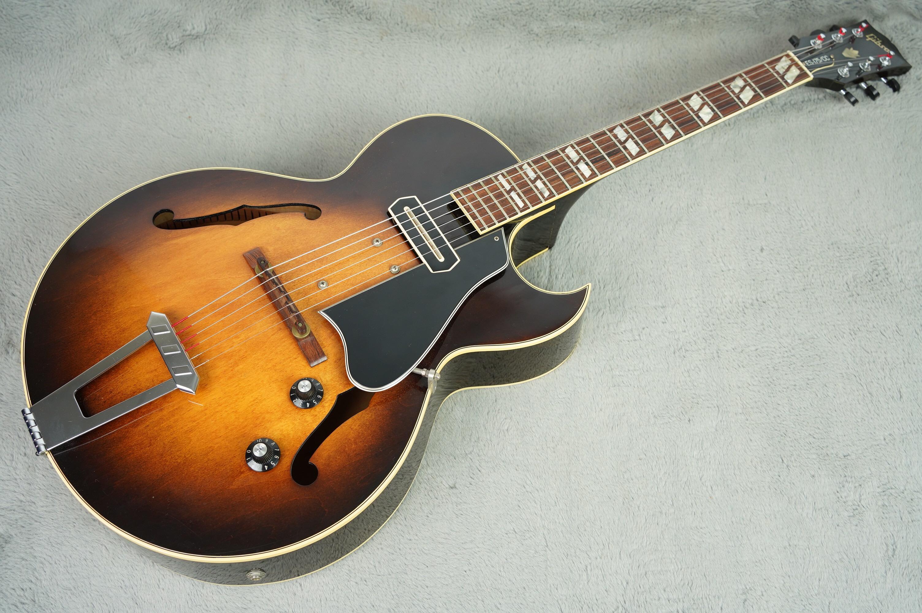1979 Gibson ES-175 CC, Sunburst + OHSC - Image 6