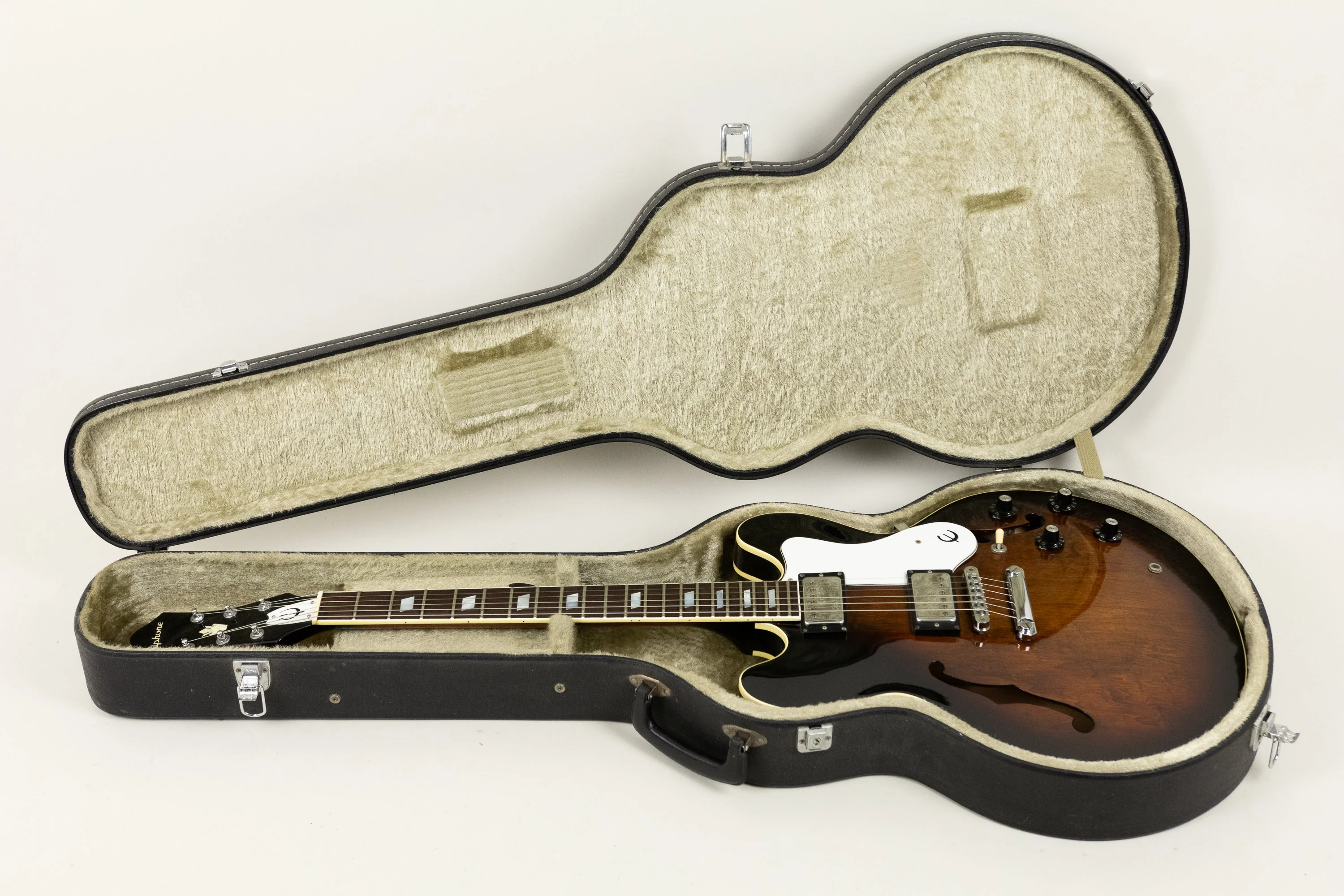 1983 Epiphone Riviera, Antique Sunburst, MIJ - Bonehead Model - Image 6