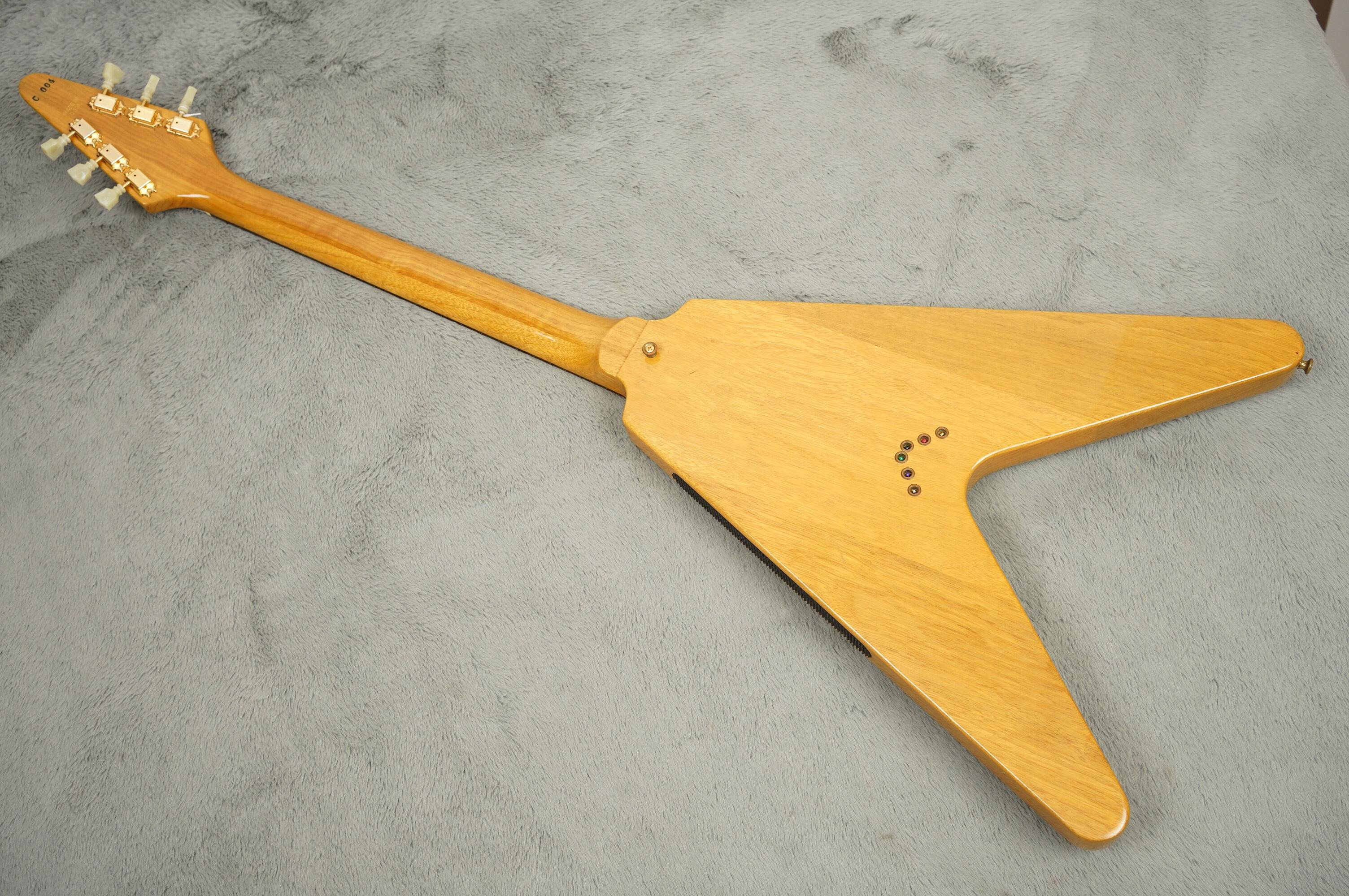 1983 Gibson Flying V Heritage Reissue, Korina + OHSC - Image 26