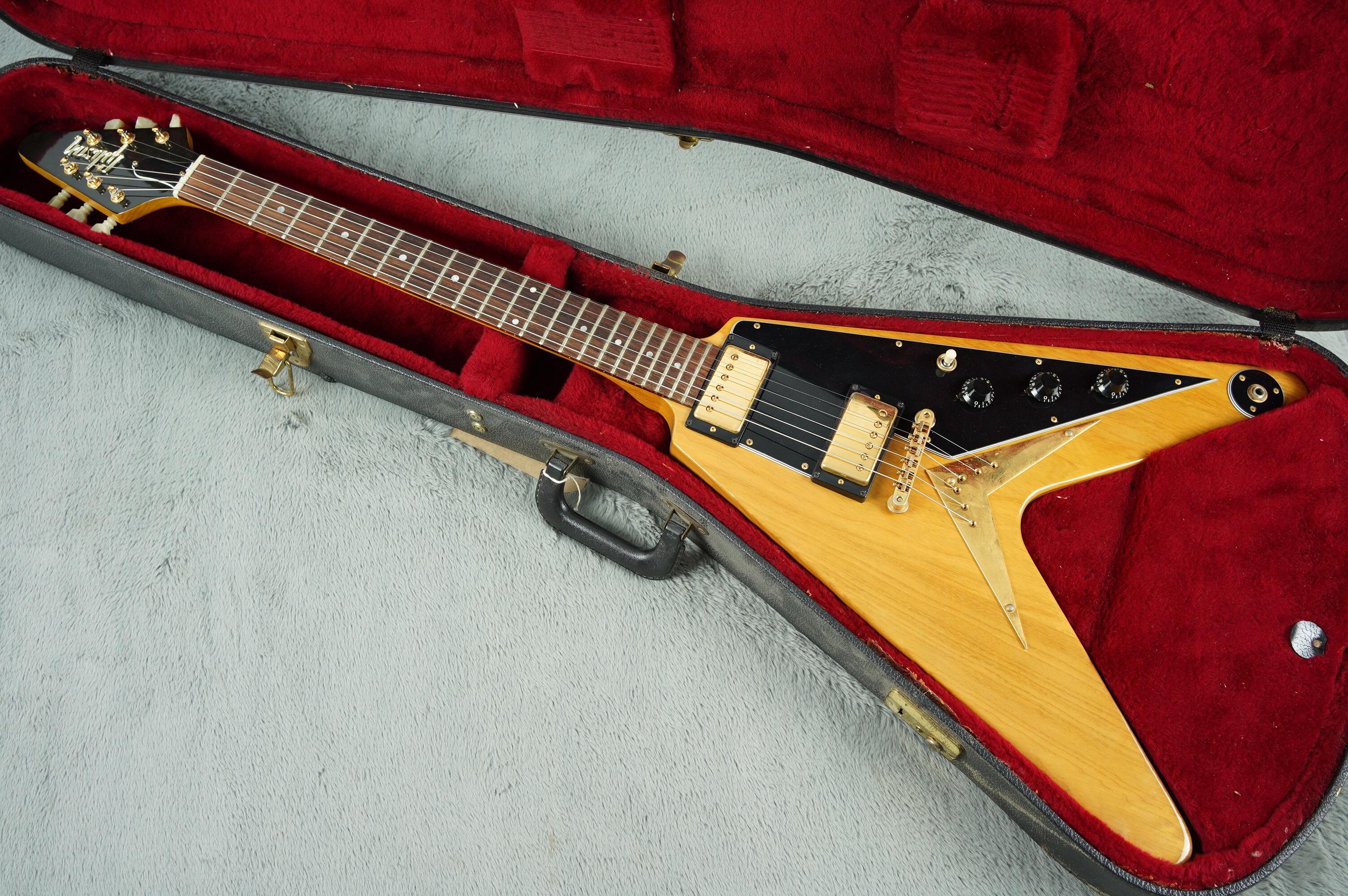1983 Gibson Flying V Heritage Reissue, Korina + OHSC - Image 3