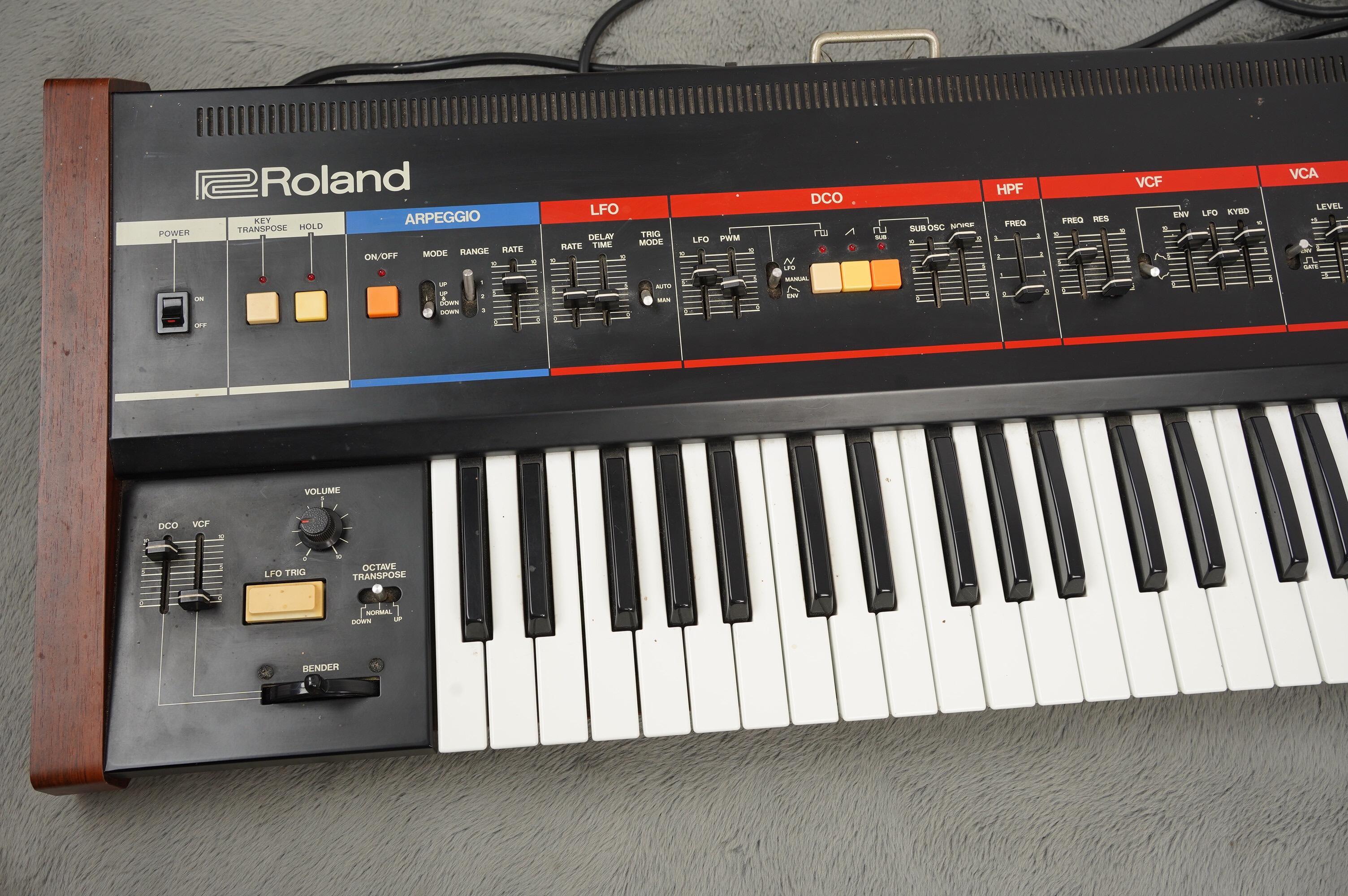 1987 Circa Roland Juno Synthesiser ex-Martin Barre Jethro Tull - Image 3