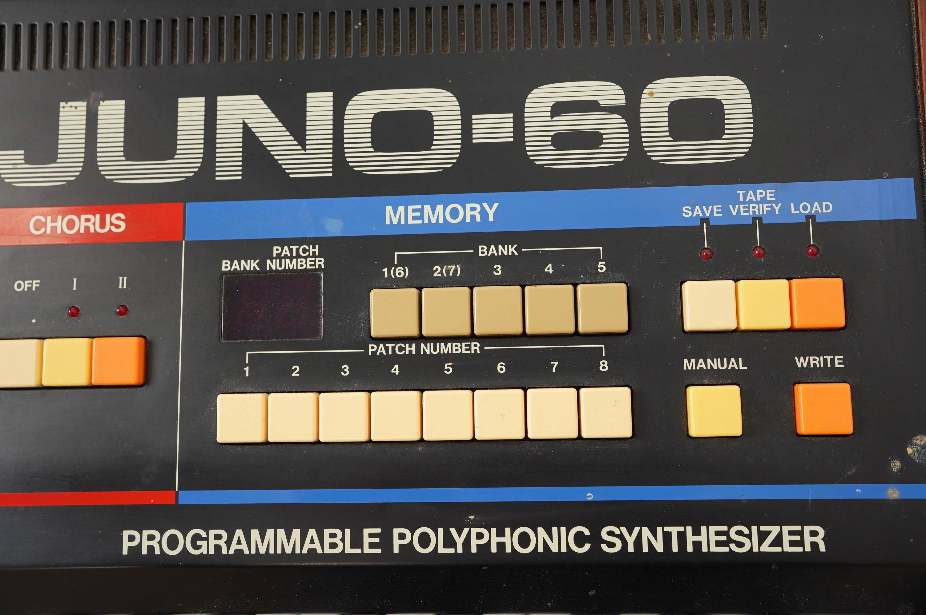 1987 Circa Roland Juno Synthesiser ex-Martin Barre Jethro Tull - Image 9