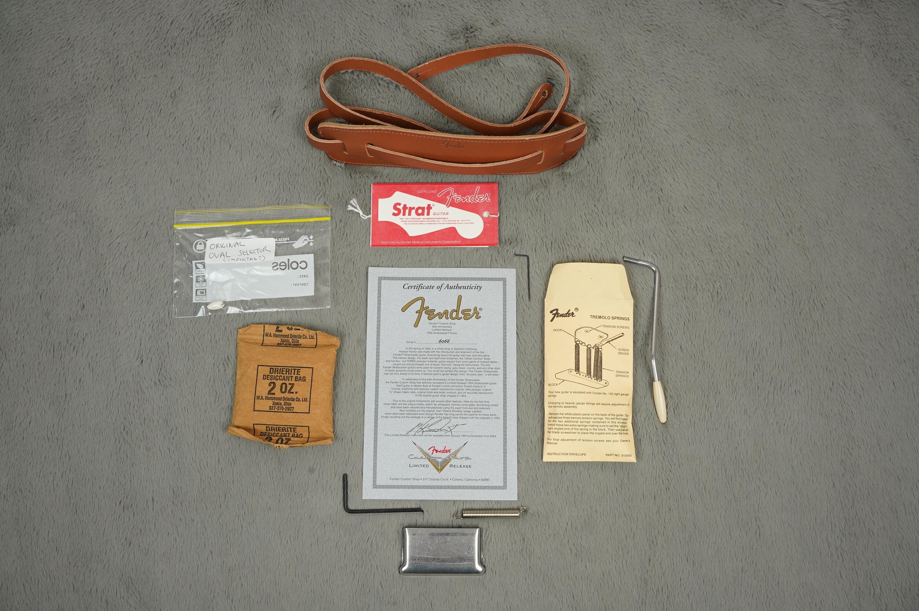 2004 Fender CS Masterbuilt Dennis Galuszka 50th Anni 1954 Stratocaster - Image 42