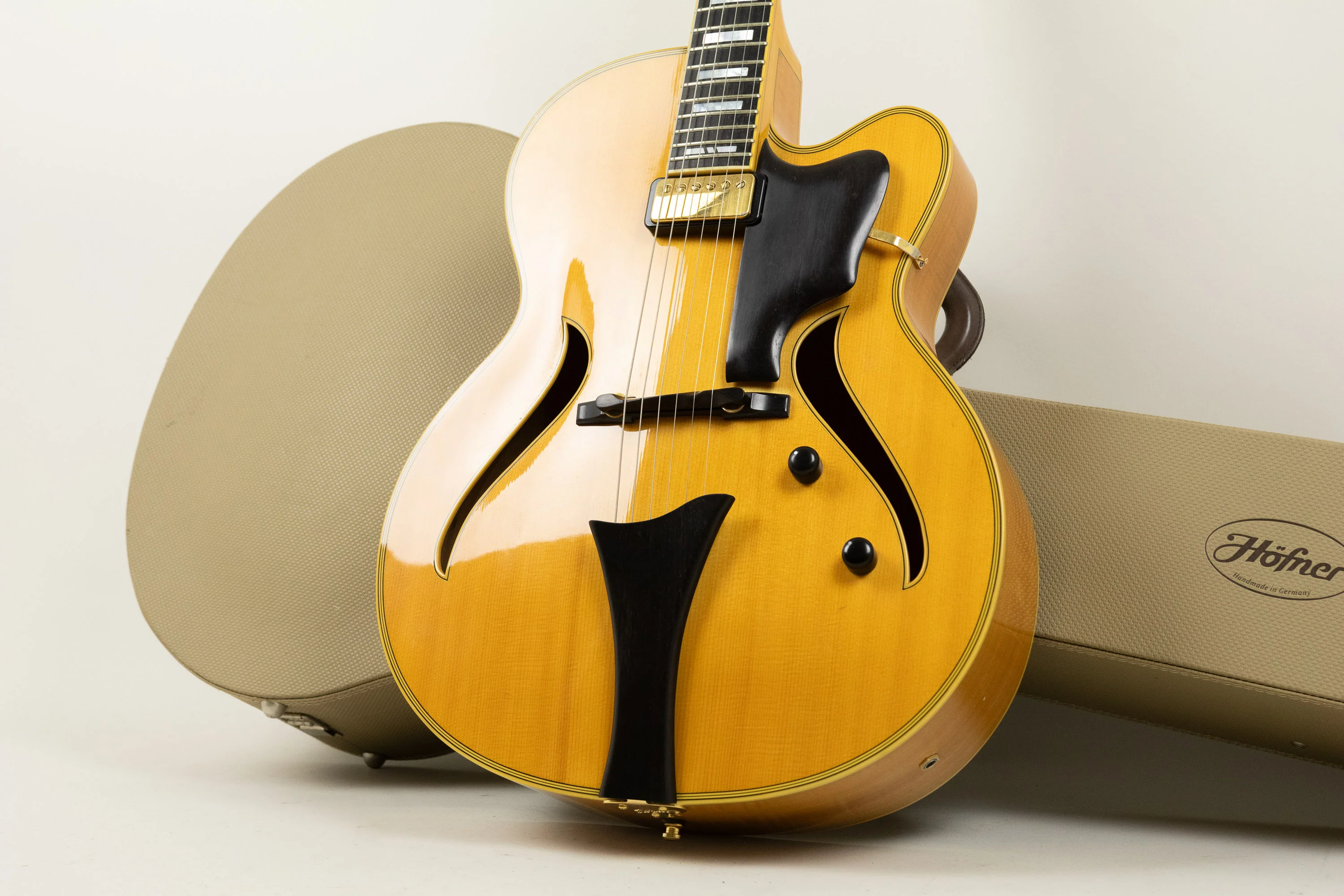 2004 Hofner Jazzica custom, Natural - Image 3