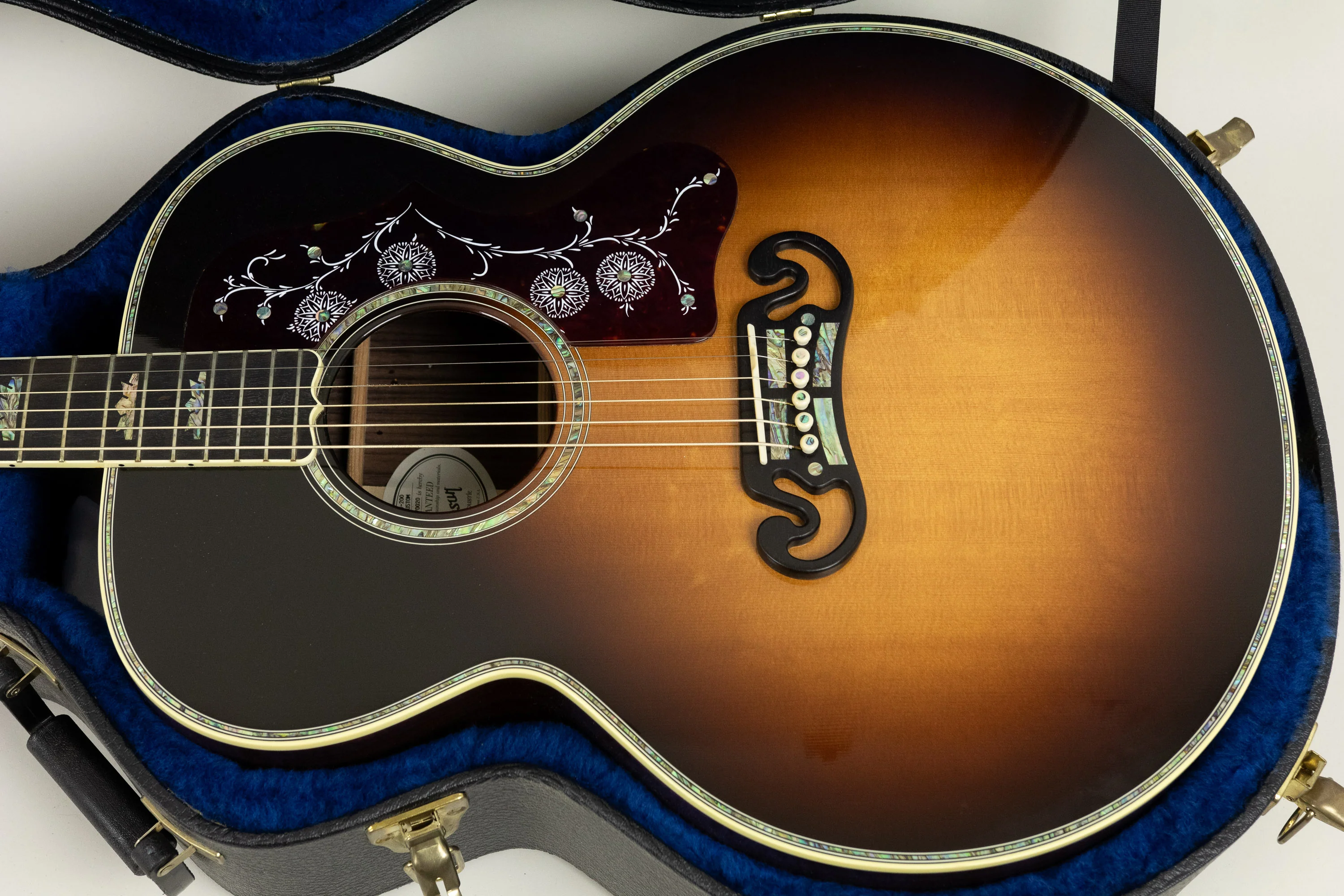 2010 Gibson Custom SJ-200 Custom, Rosewood, Sunburst - Image 6
