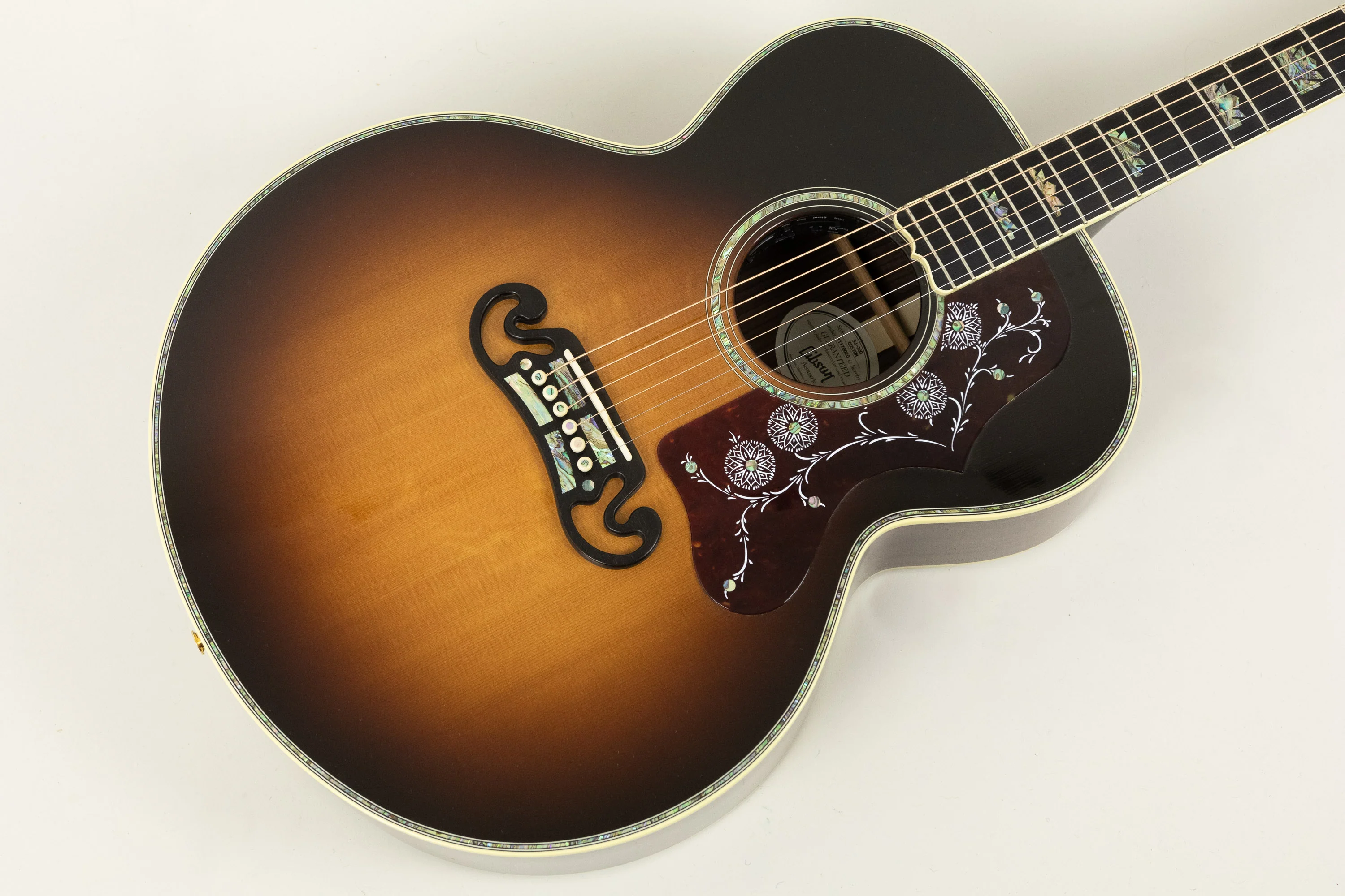 2010 Gibson Custom SJ-200 Custom, Rosewood, Sunburst - Image 8