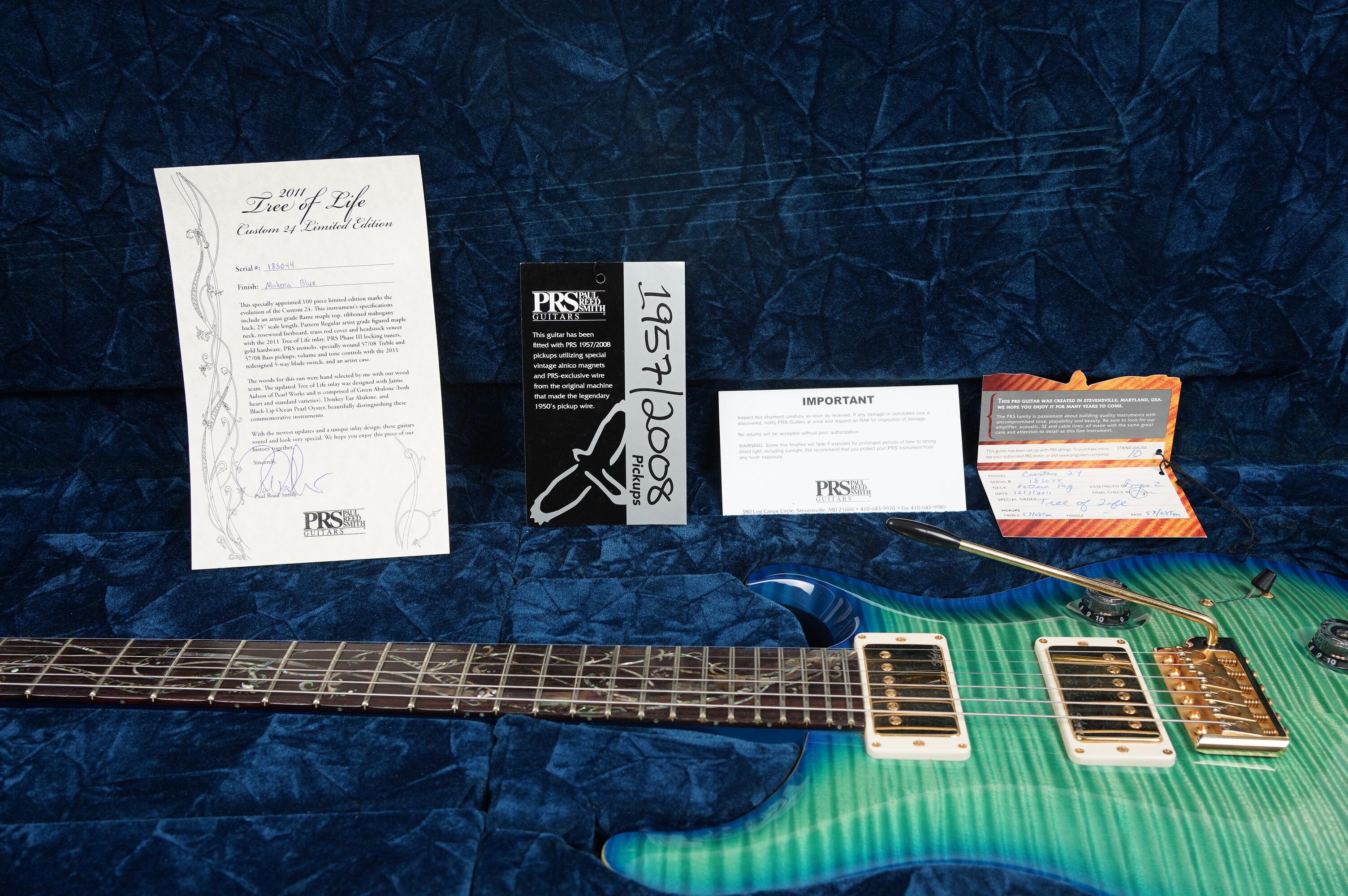 2011 PRS Tree of Life Custom 24 Limited Edition - Image 7