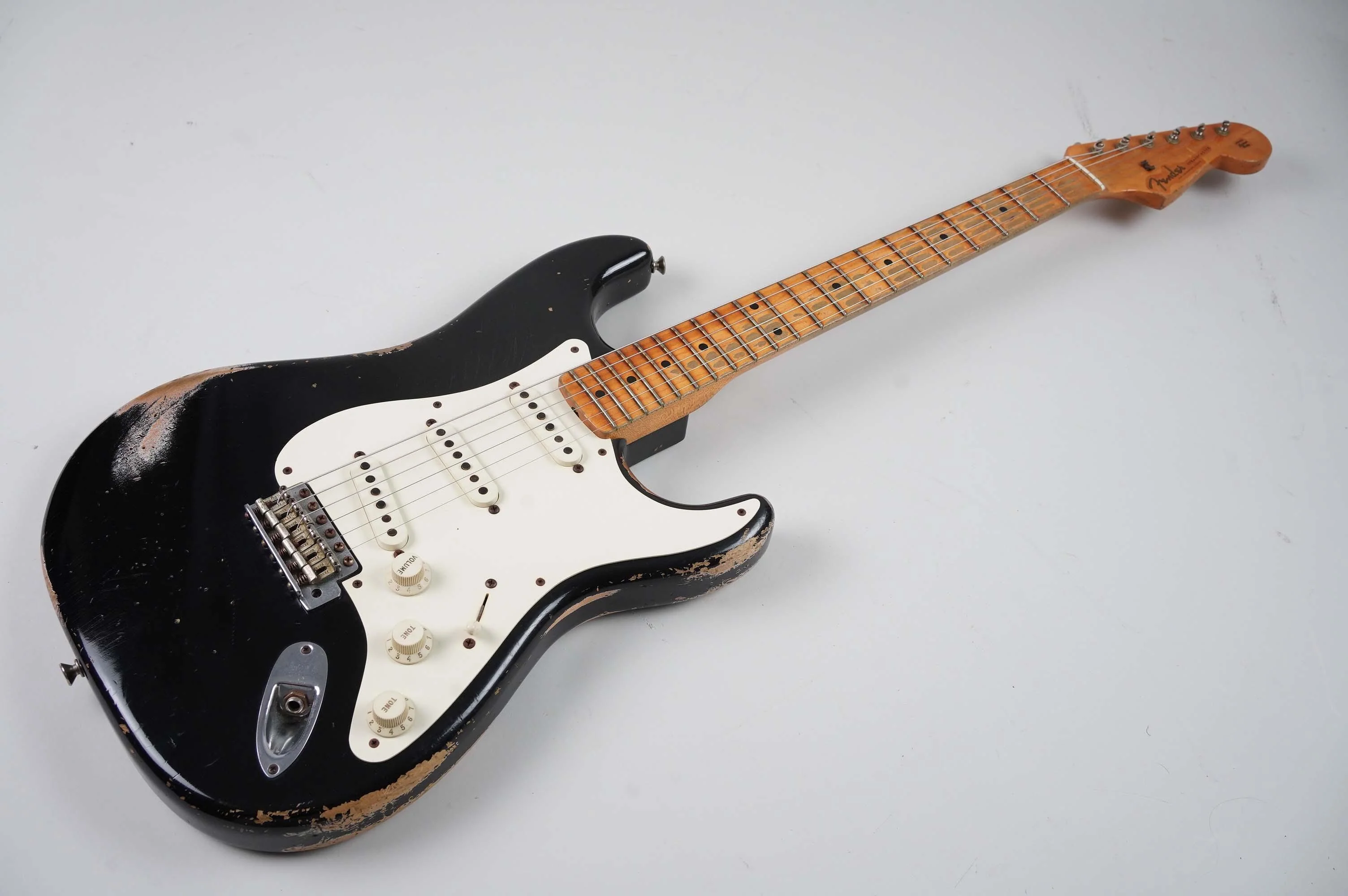 2013 Fender Custom Shop 1956 Stratocaster Relic, Black - Image 10