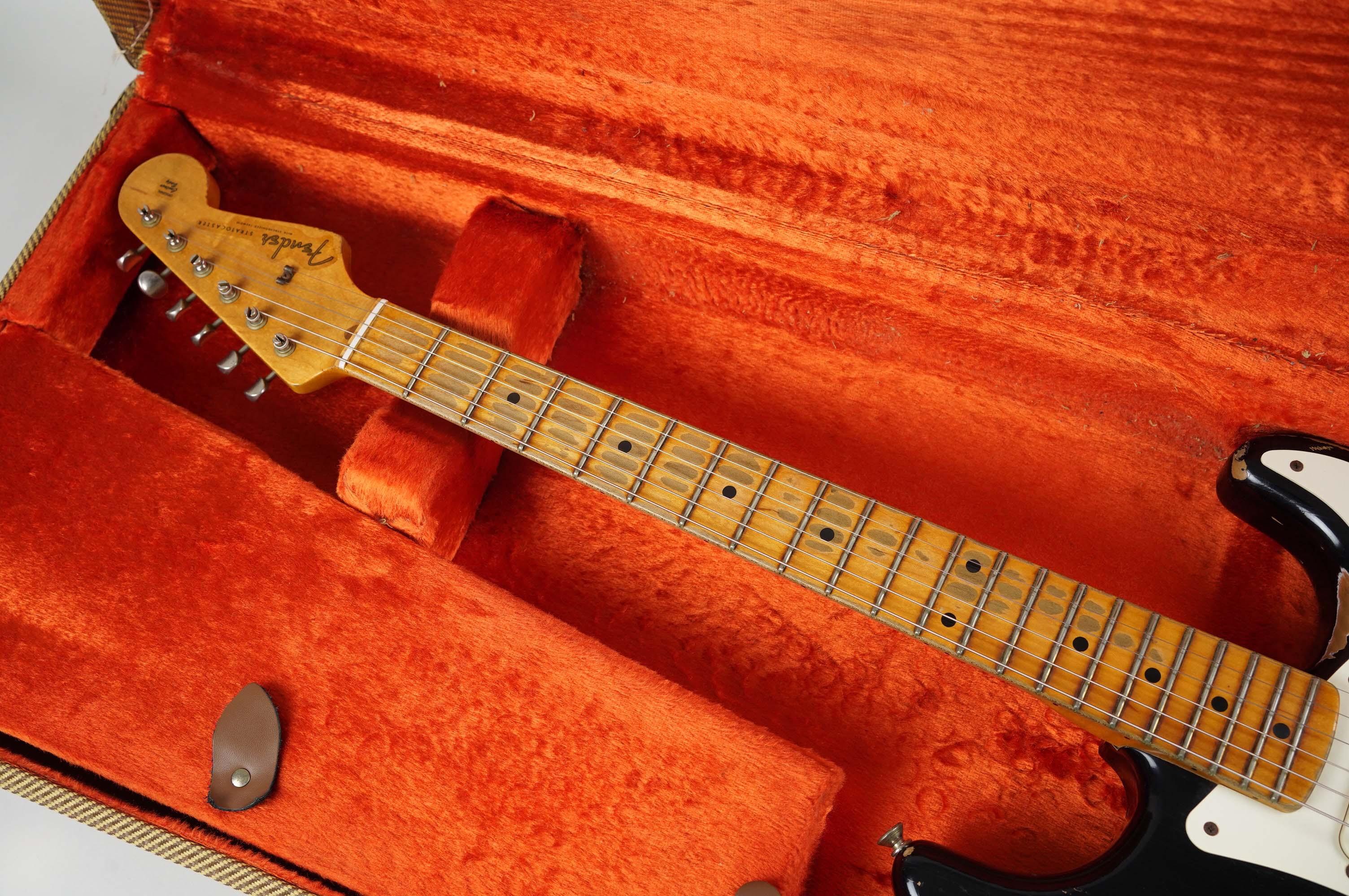 2013 Fender Custom Shop 1956 Stratocaster Relic, Black - Image 6