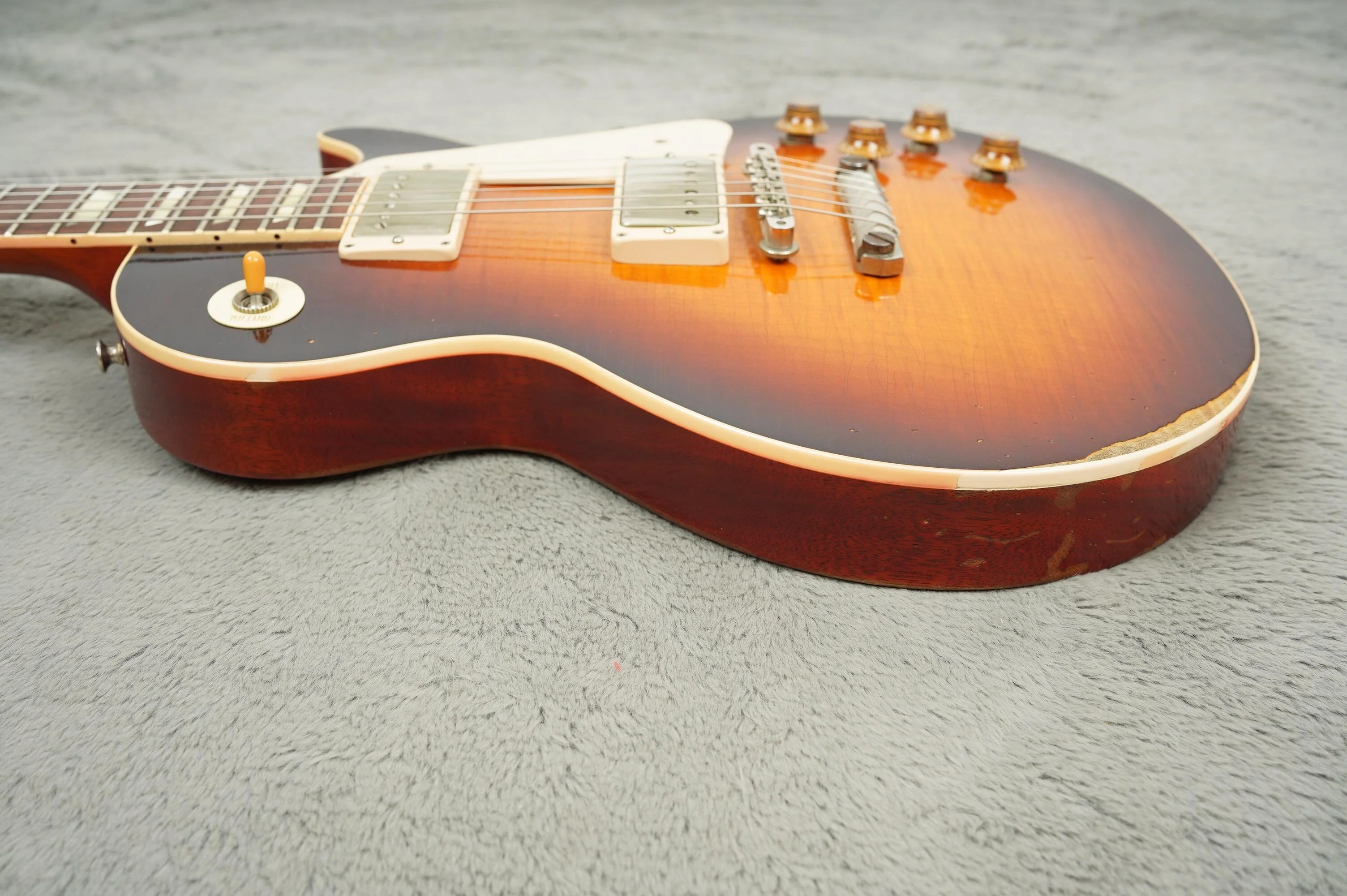 2013 Gibson '59 Reissue Les Paul Standard Heavy Aged, Tobacco Burst - Image 11