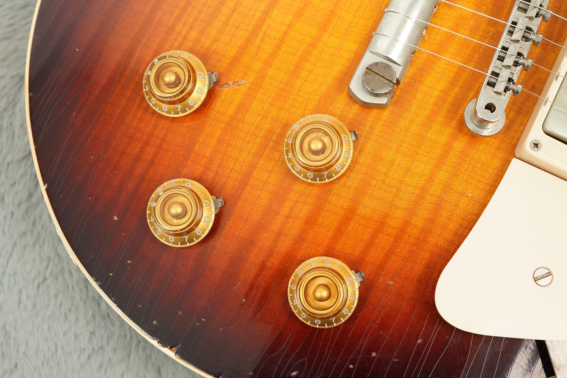 2013 Gibson '59 Reissue Les Paul Standard Heavy Aged, Tobacco Burst - Image 15