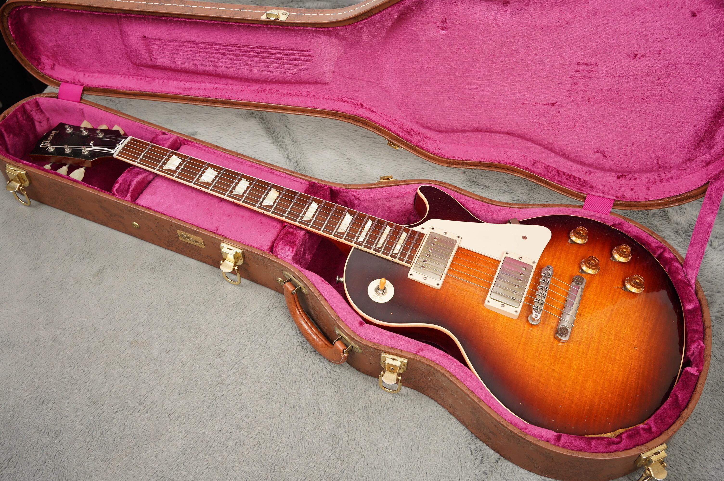 2013 Gibson '59 Reissue Les Paul Standard Heavy Aged, Tobacco Burst - Image 3