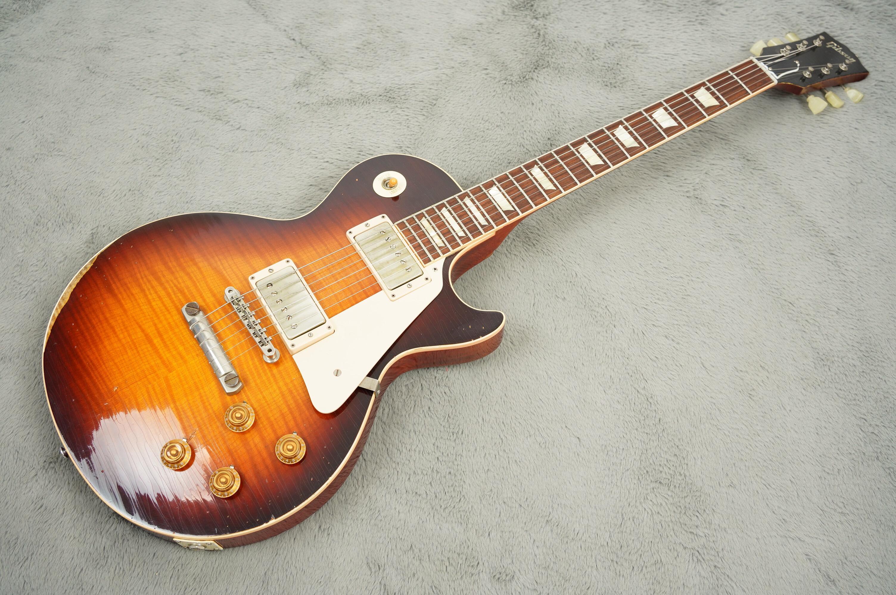 2013 Gibson '59 Reissue Les Paul Standard Heavy Aged, Tobacco Burst - Image 6