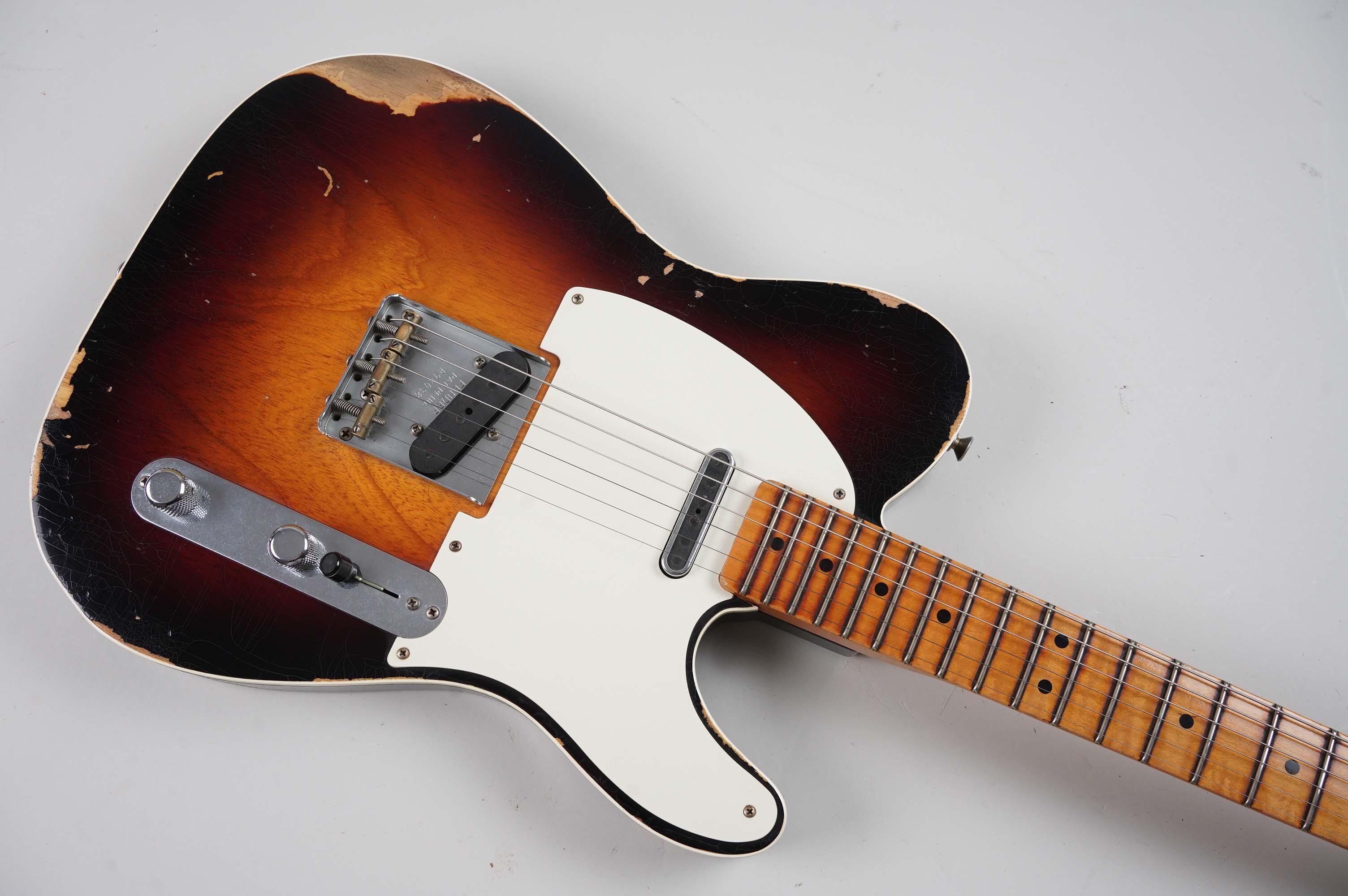 2018 Fender Limited Edition Esquire Relic, Sunburst - Image 12