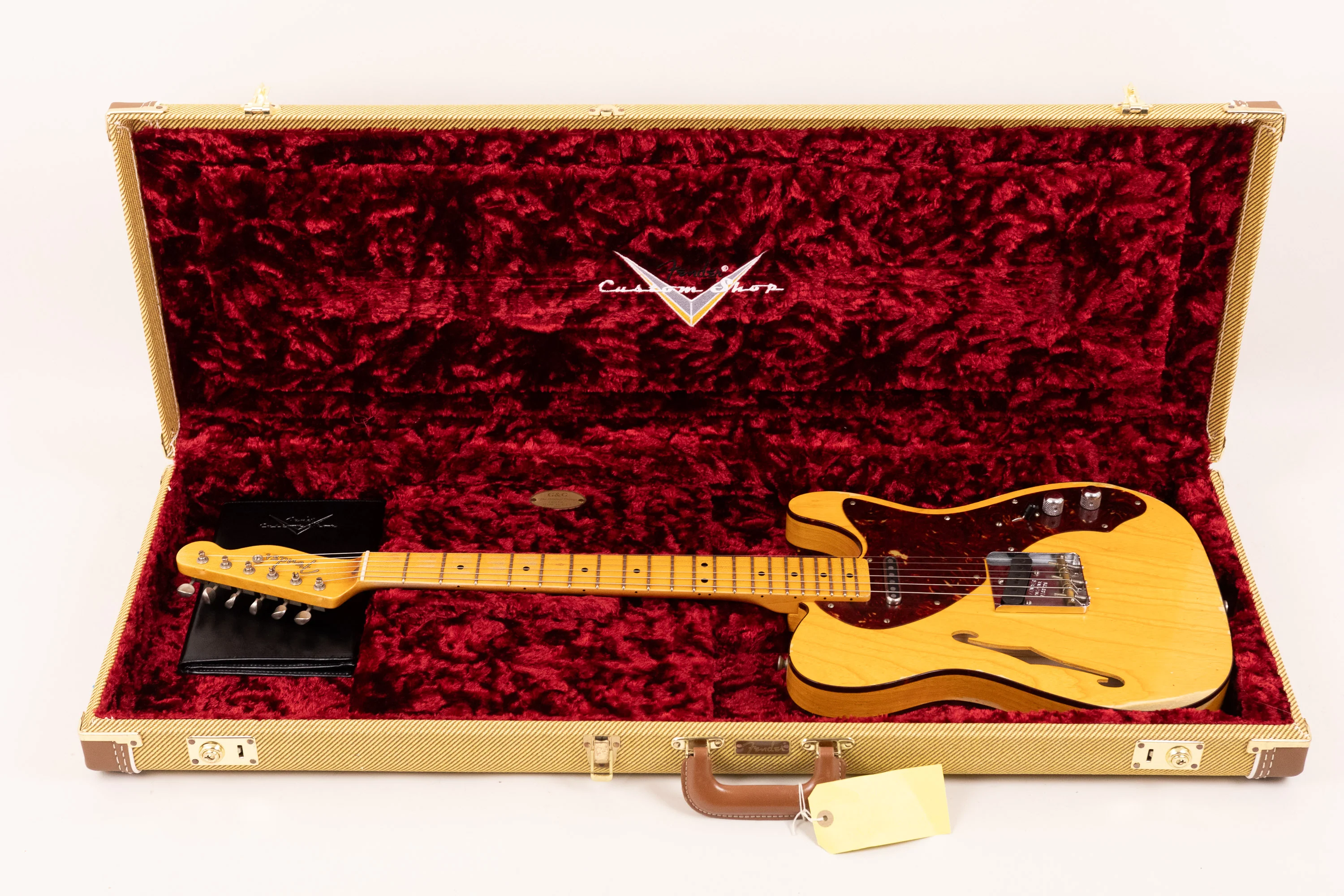 2019 Fender Custom Shop Ltd Loaded Thinline Nocaster Relic - Image 5