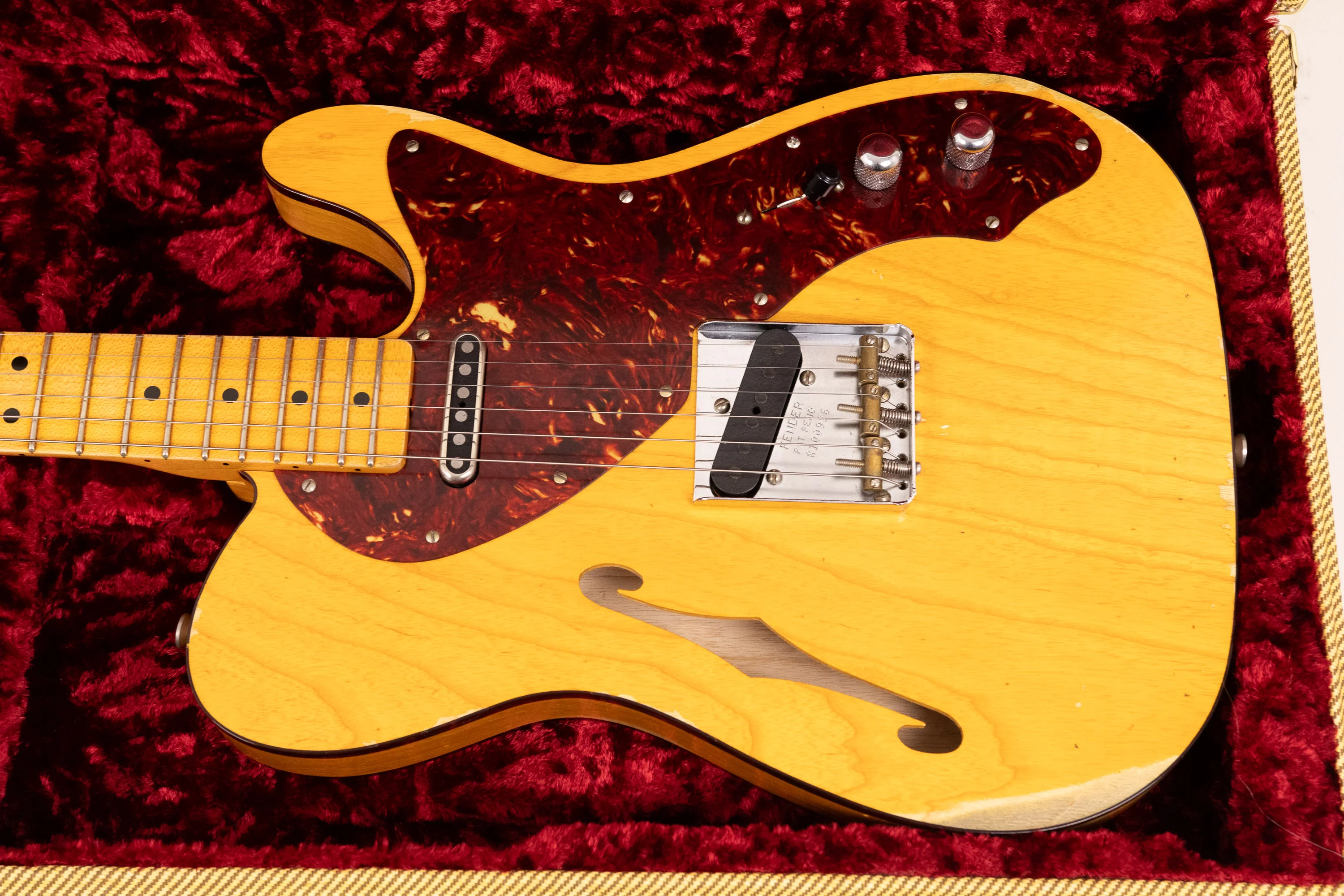 2019 Fender Custom Shop Ltd Loaded Thinline Nocaster Relic - Image 6
