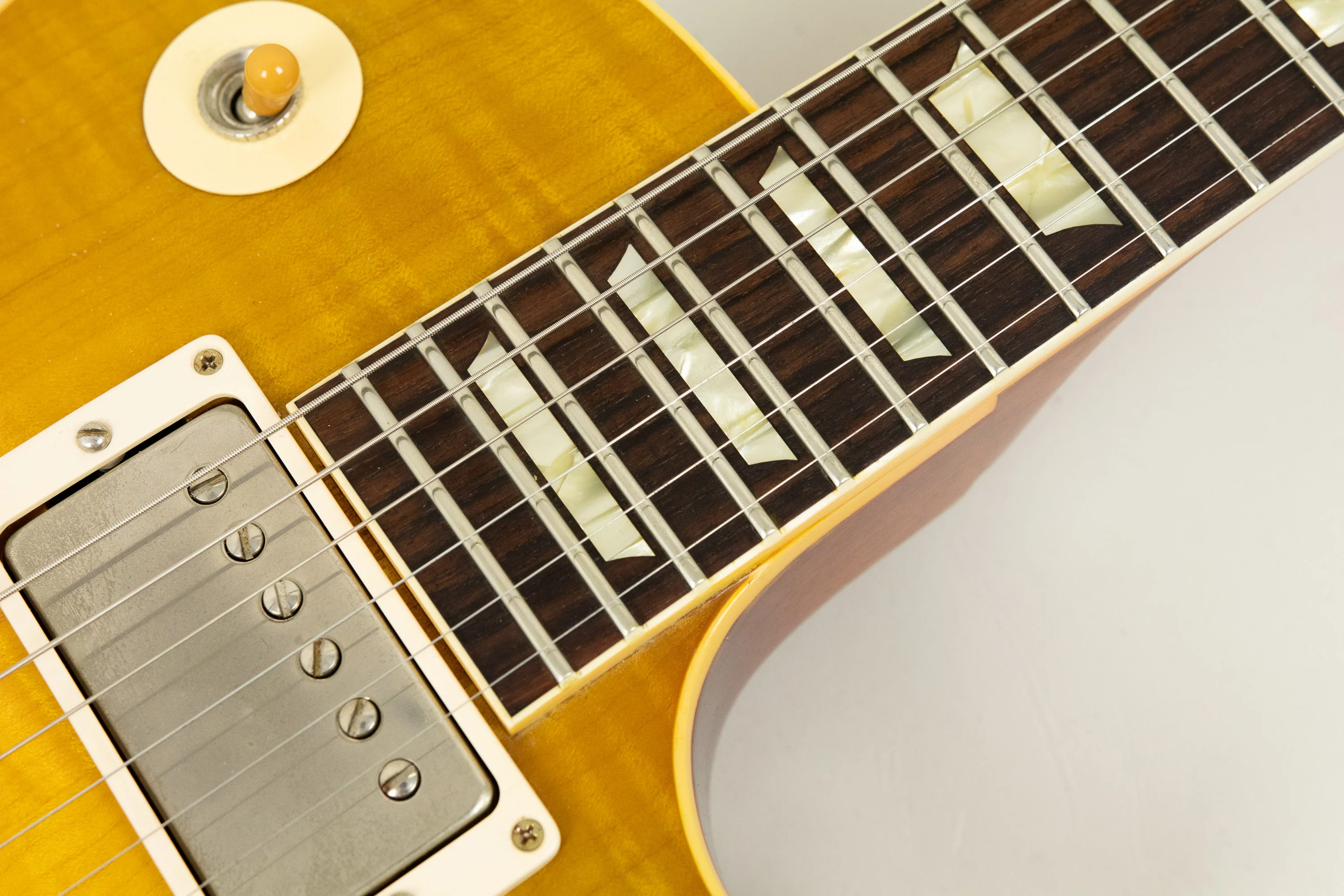 2021 Gibson Custom '59 reissue Les Paul Standard, Golden Poppy Burst - Image 13
