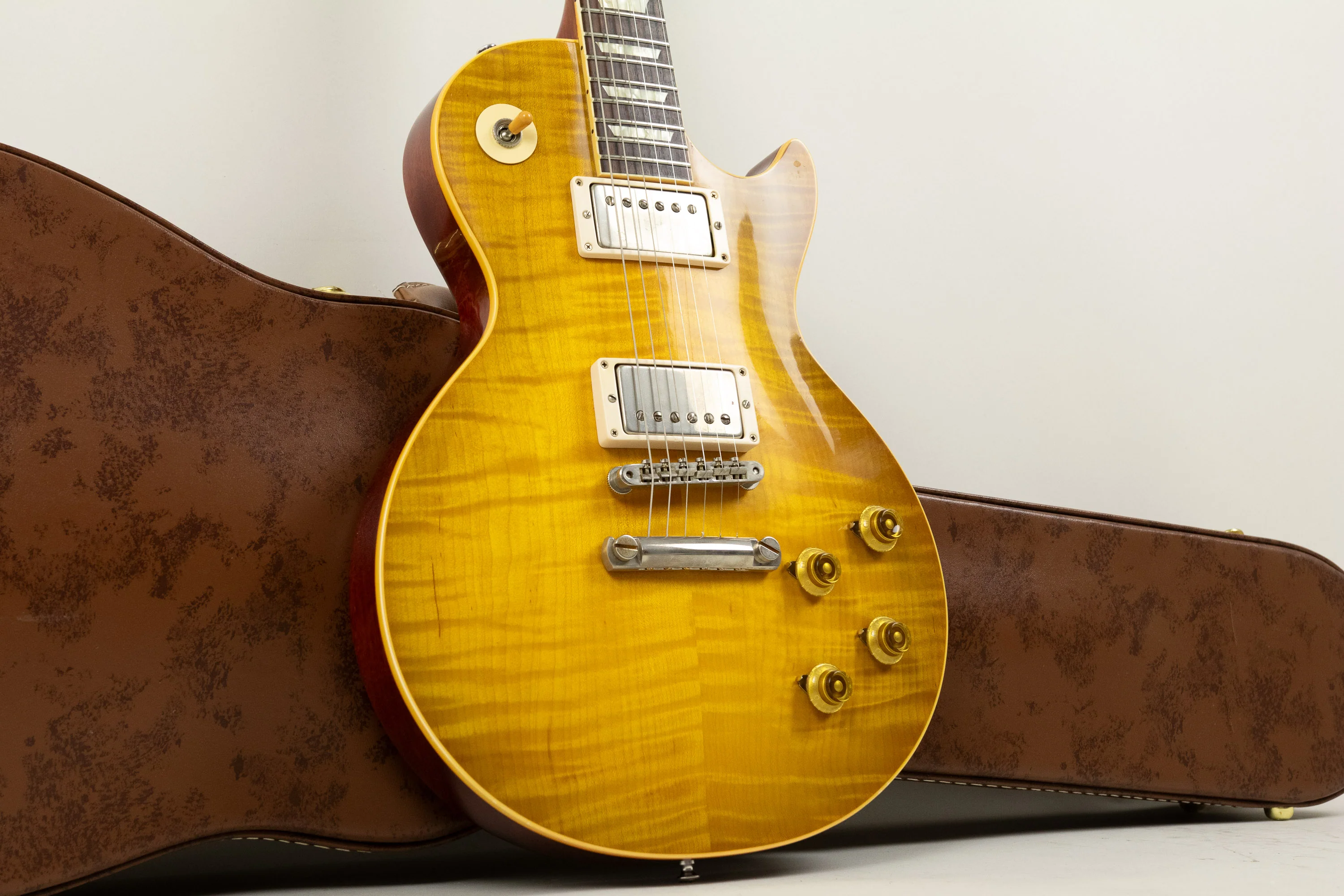 2021 Gibson Custom '59 reissue Les Paul Standard, Golden Poppy Burst - Image 2