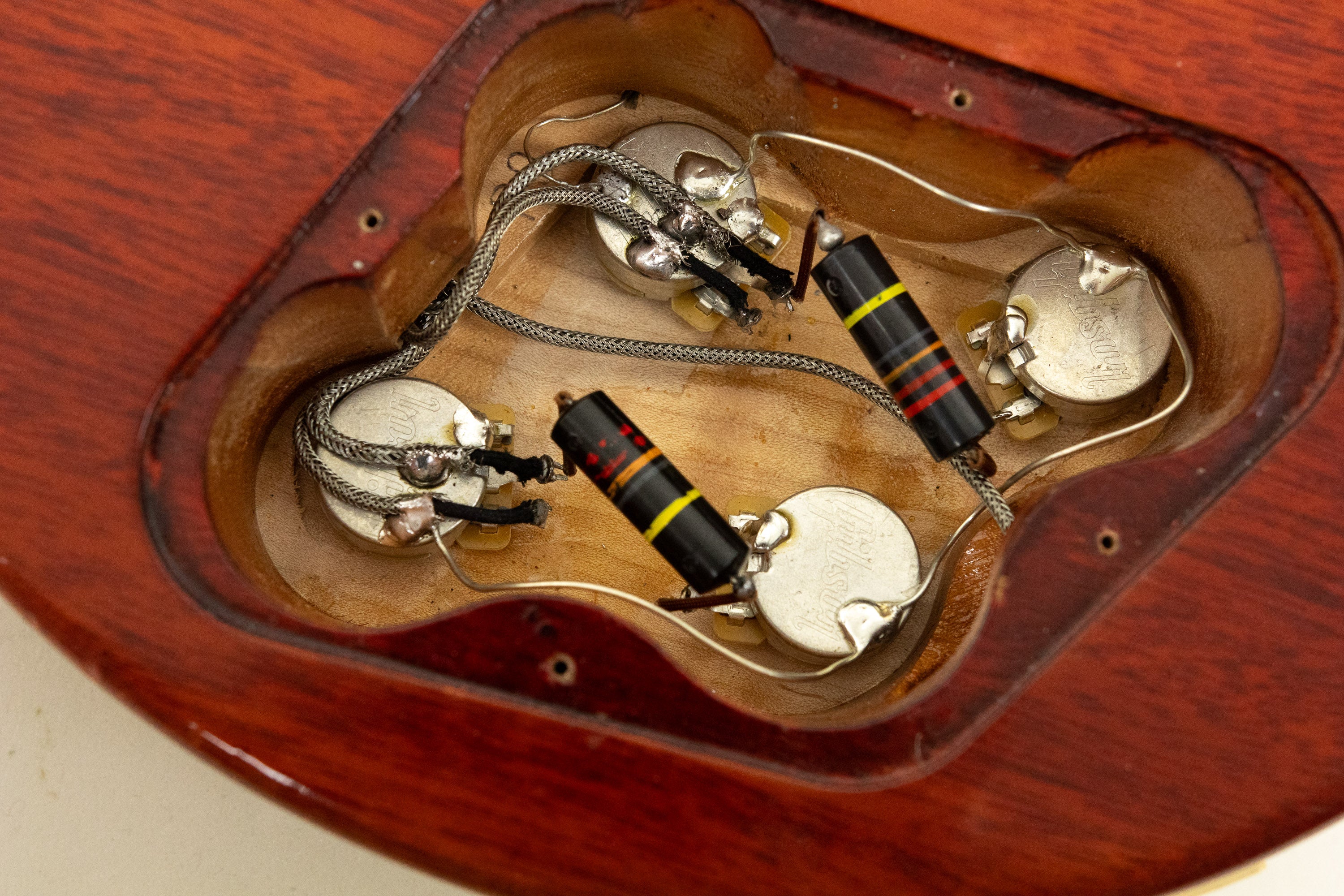 2021 Gibson Custom '59 reissue Les Paul Standard, Golden Poppy Burst - Image 26