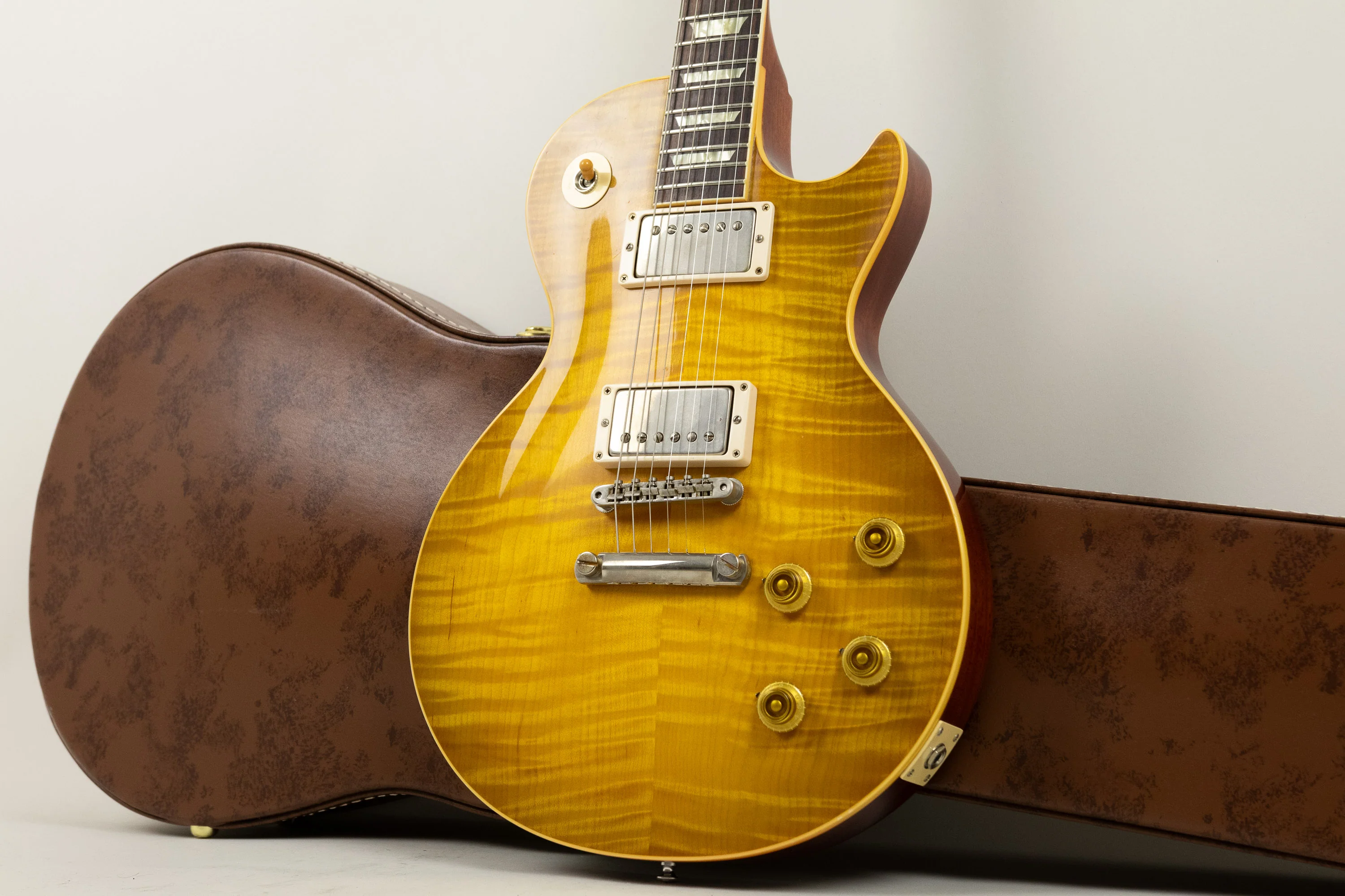 2021 Gibson Custom '59 reissue Les Paul Standard, Golden Poppy Burst - Image 3